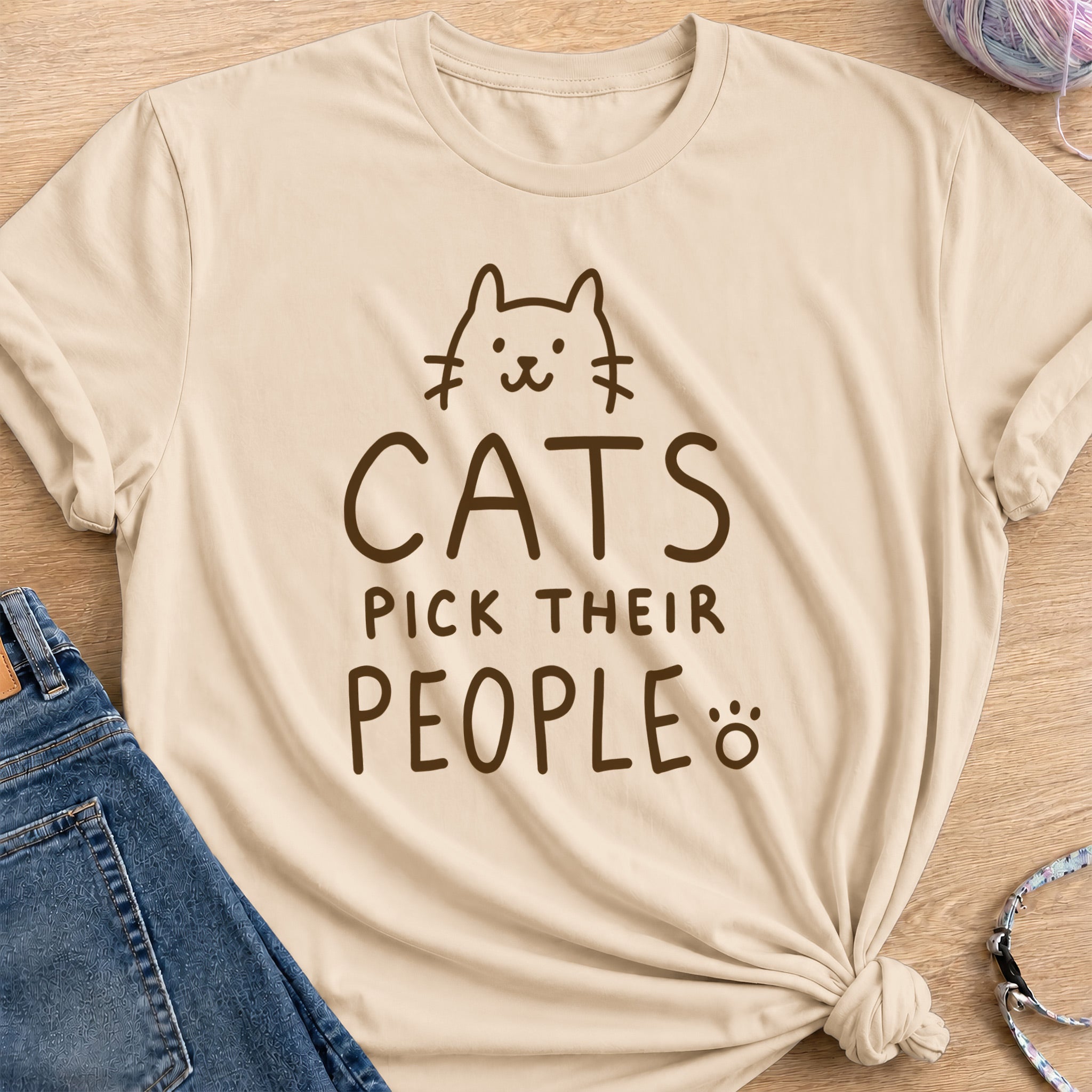 People Picker T-Shirt — Sand