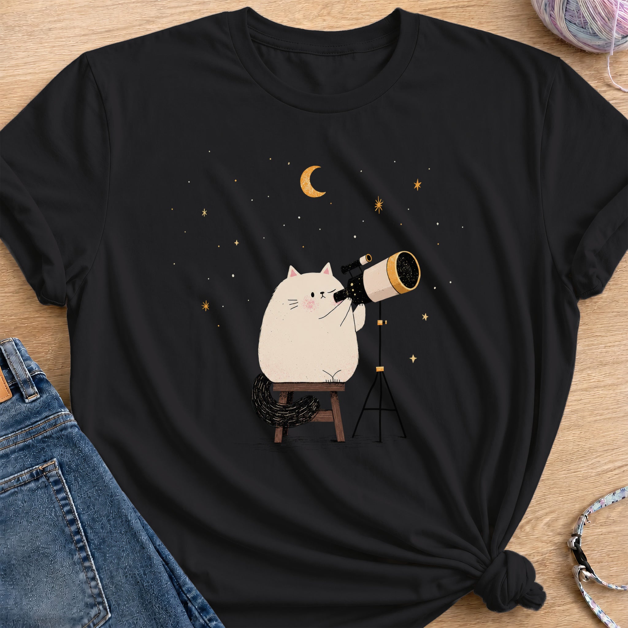 Star Viewing T-Shirt — Black