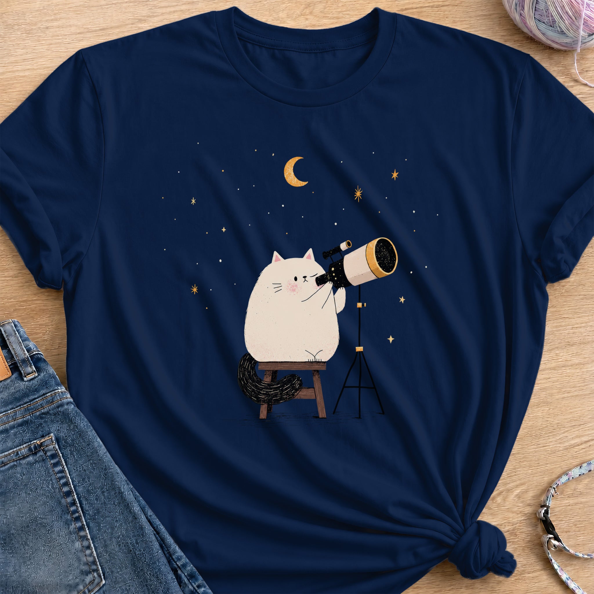 Star Viewing T-Shirt — Navy