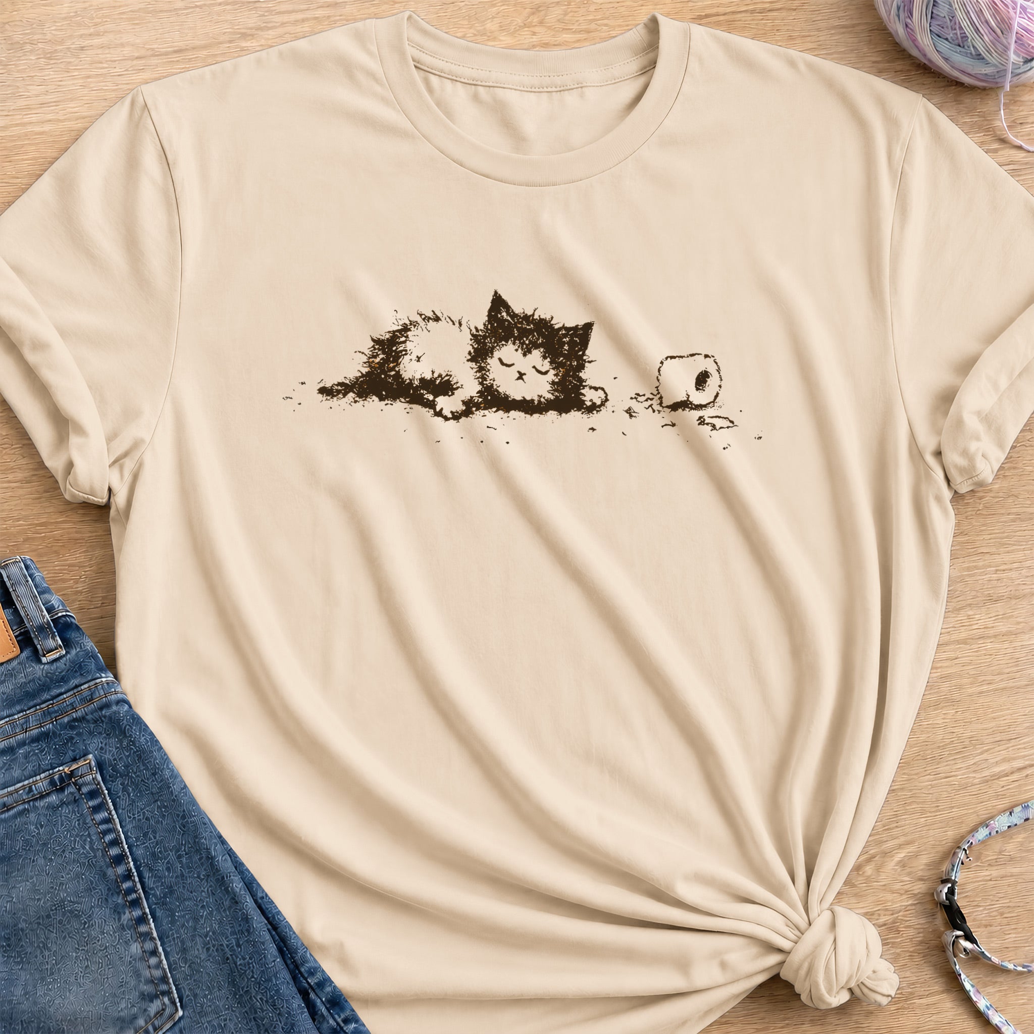 Mission Completed T-Shirt — Sand