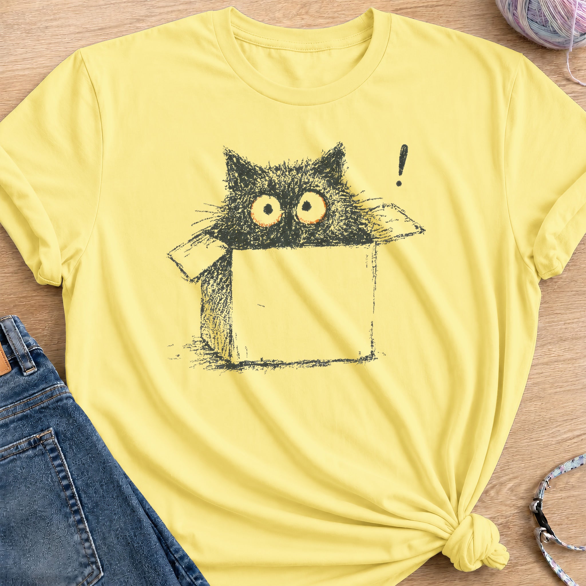 Alert T-Shirt — Cornsilk