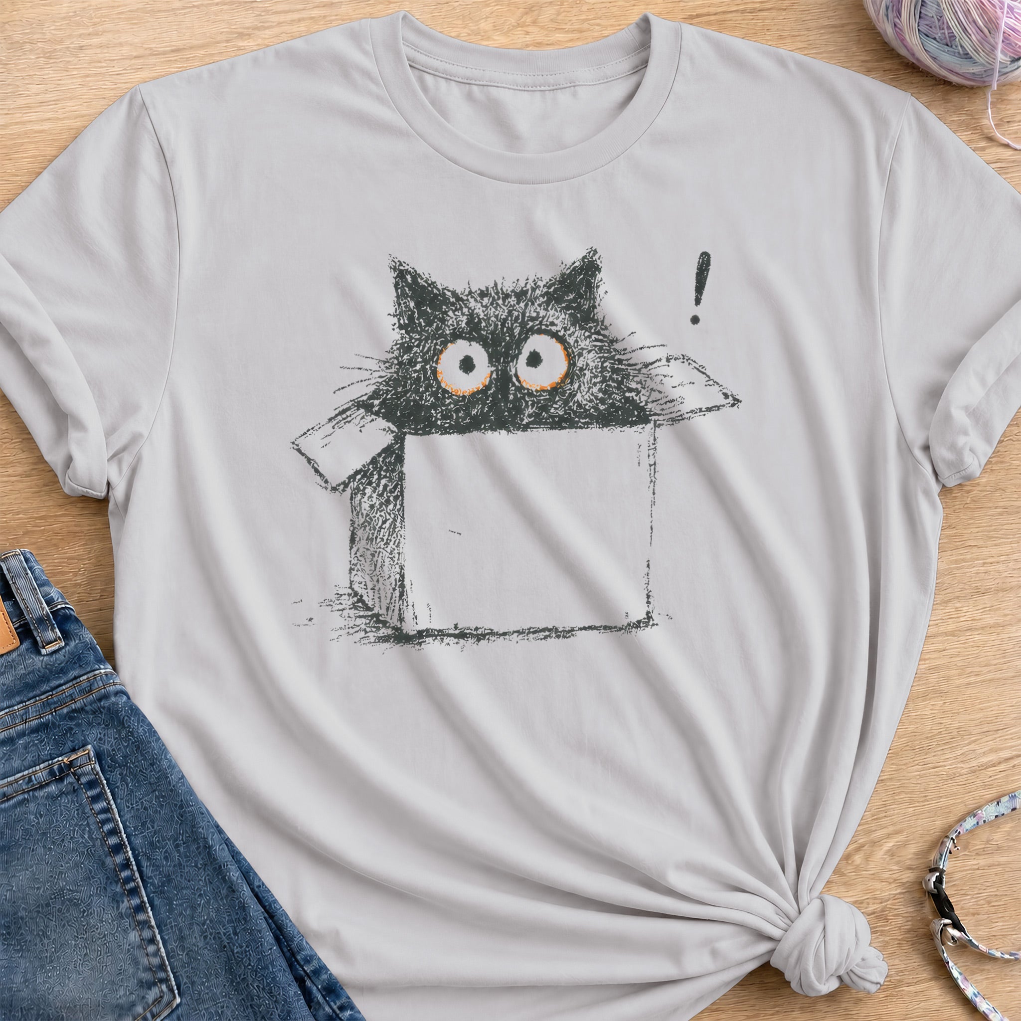 Alert T-Shirt — Ice Grey