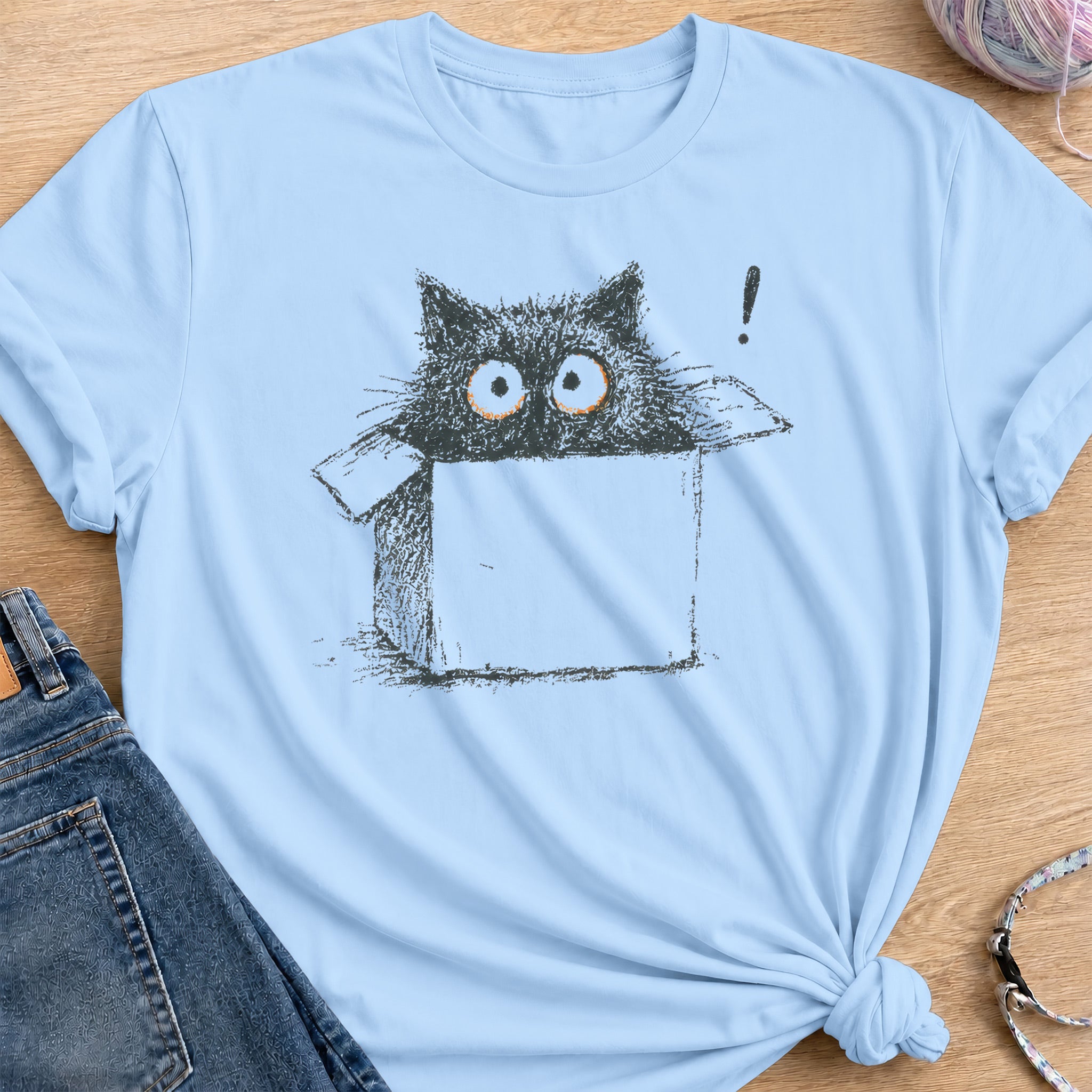 Alert T-Shirt — Light Blue