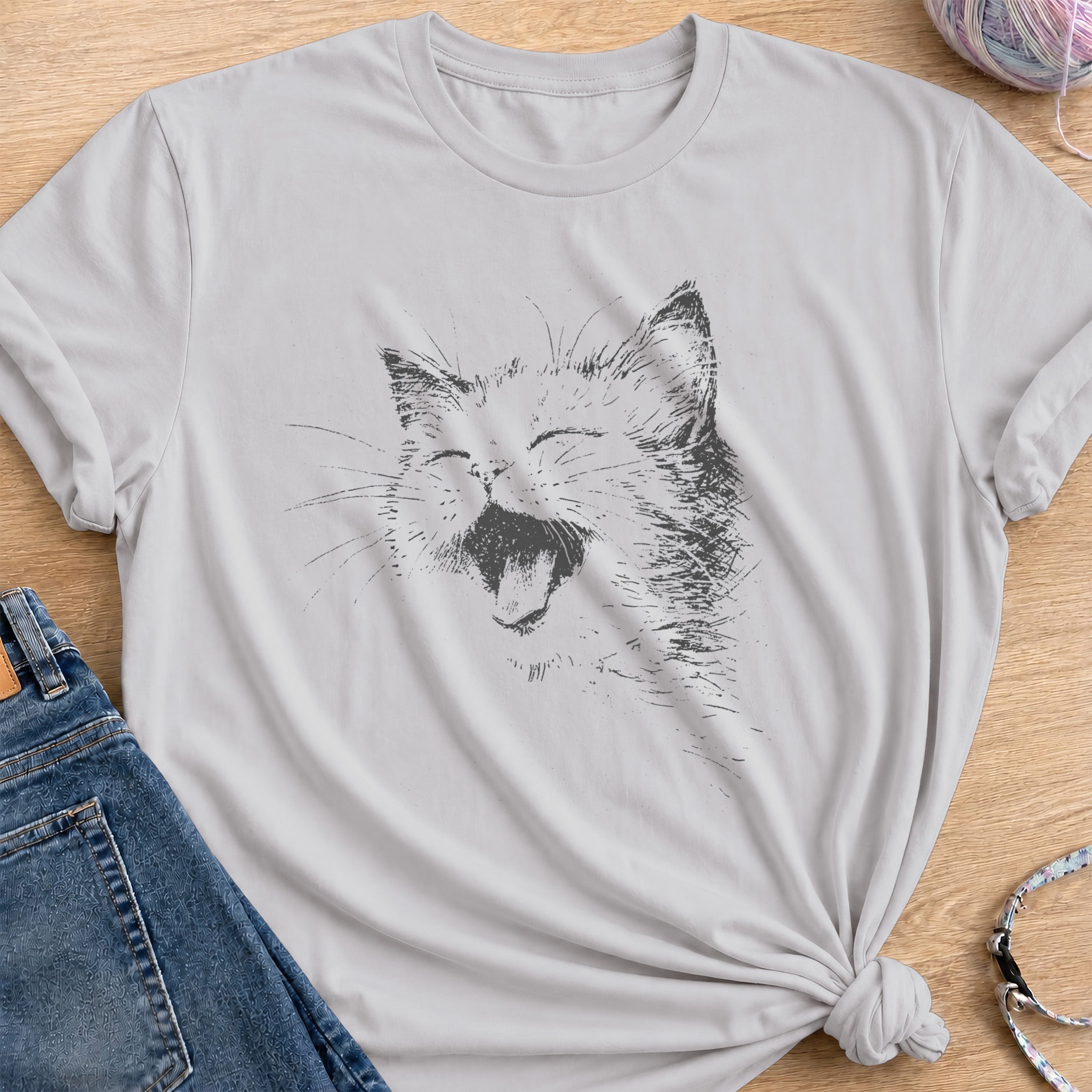 Big Smile T-Shirt — Ice Grey