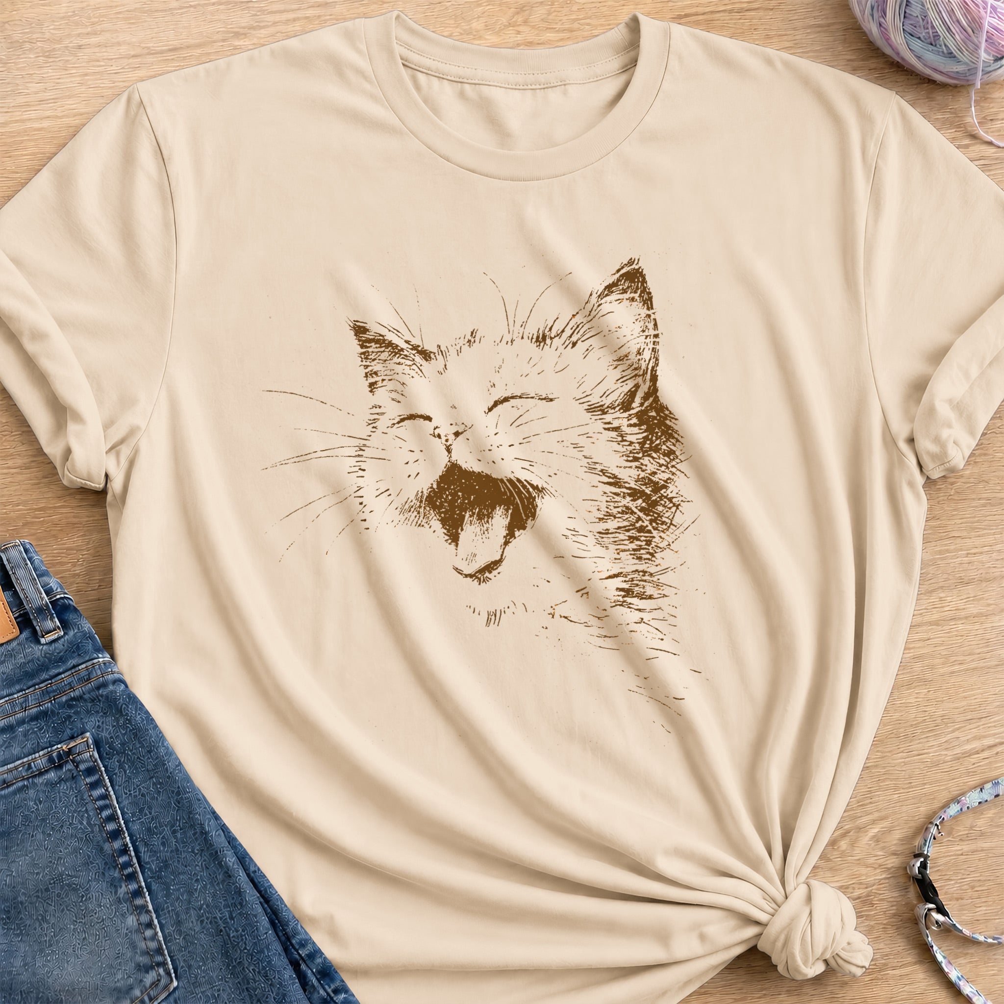 Big Smile T-Shirt — Sand