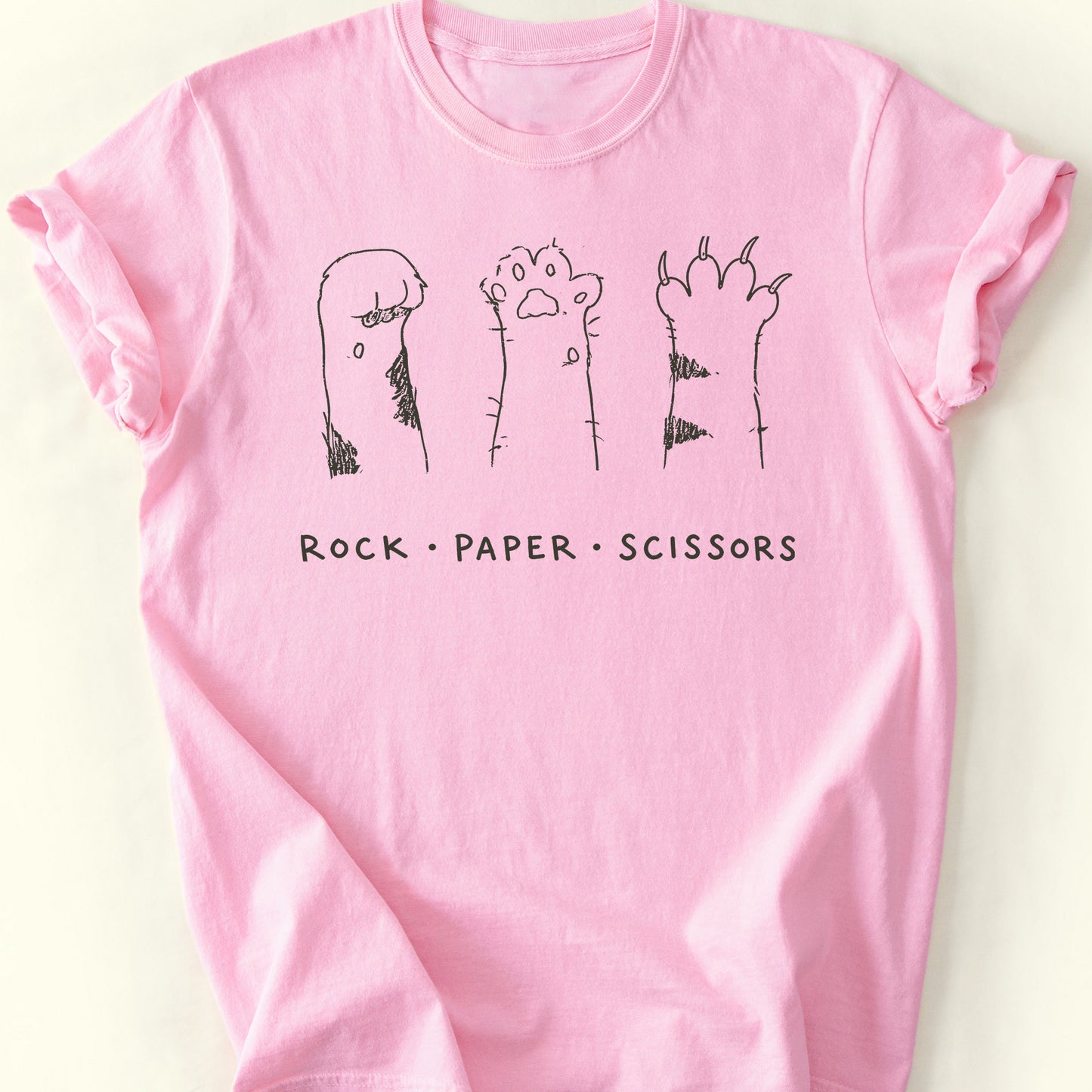 Rock Paper Scissors T-Shirt — Blossom