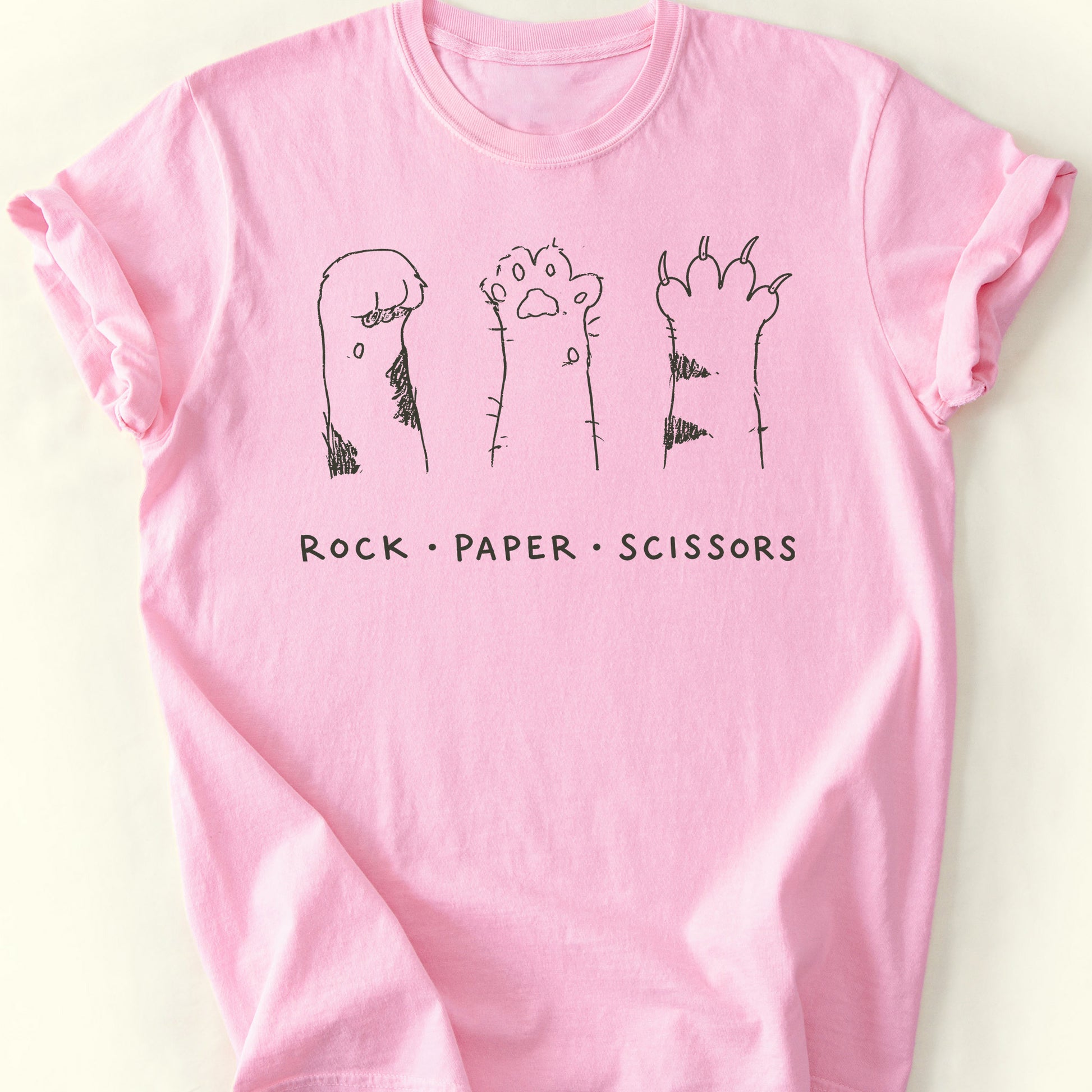 Rock Paper Scissors T-Shirt — Blossom