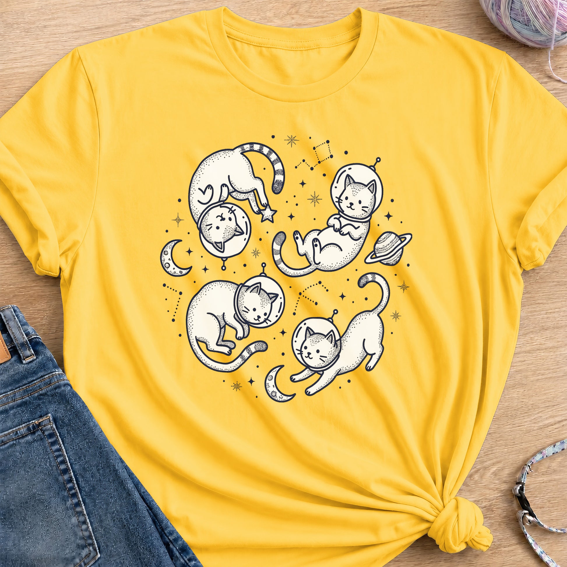 Space Cats T-Shirt — Daisy