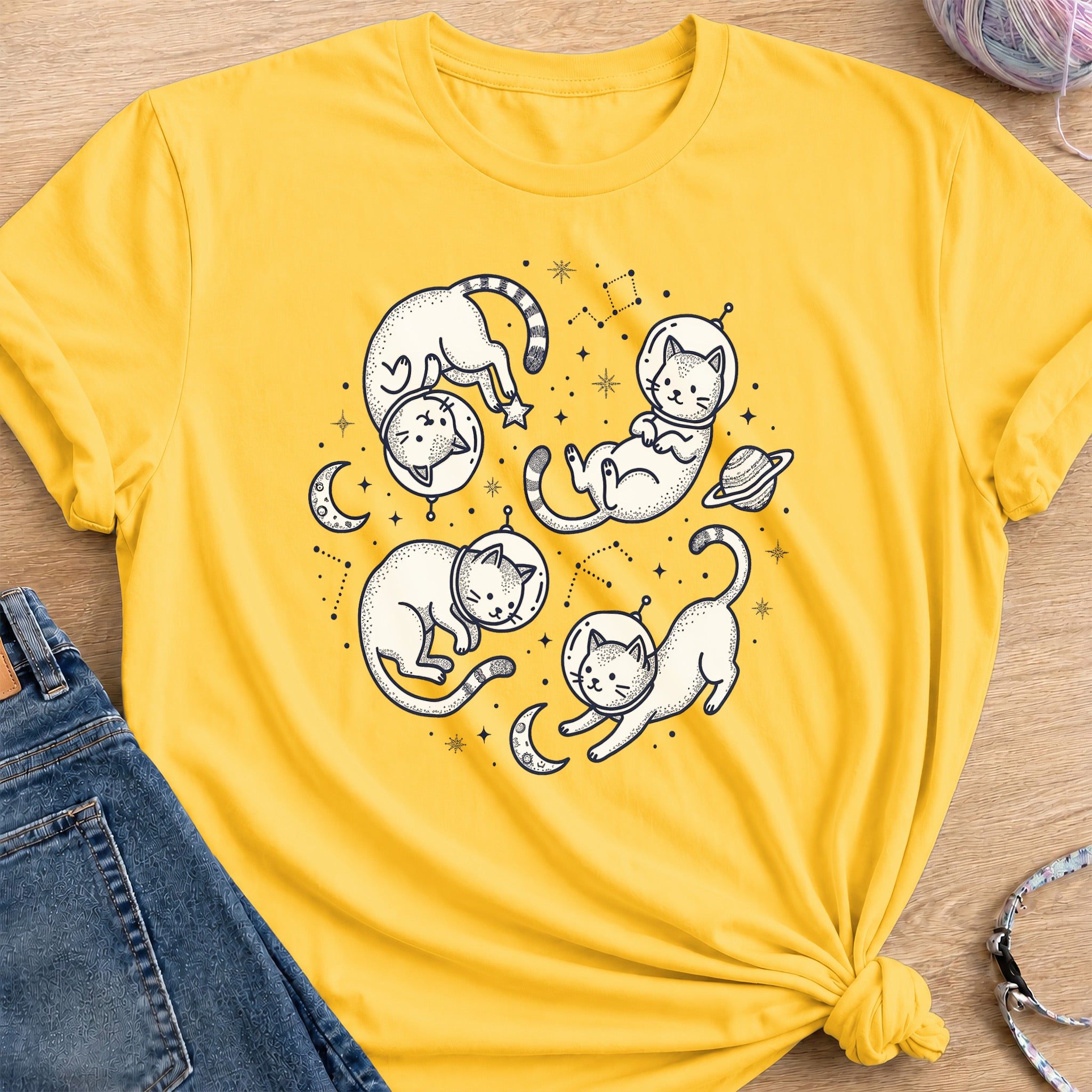 Space Cats T-Shirt — Daisy