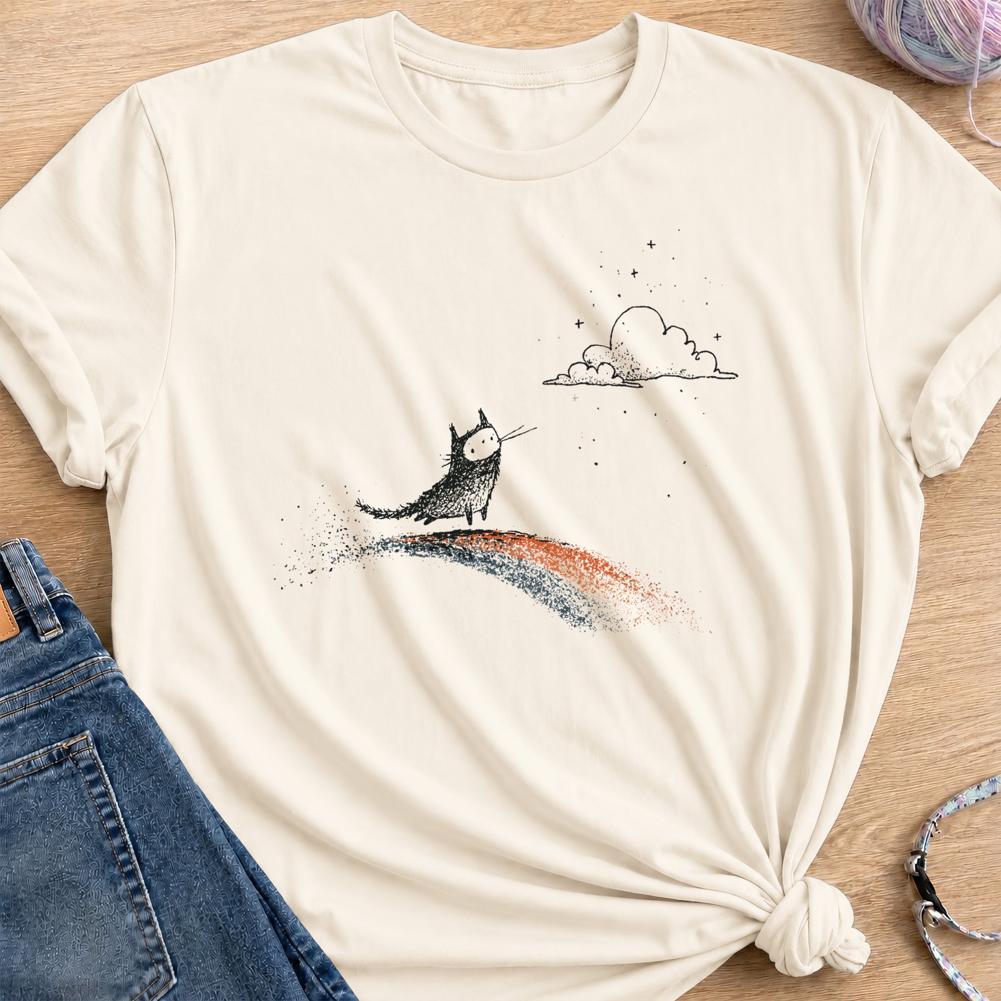 Rainbow Trail T-Shirt — Natural