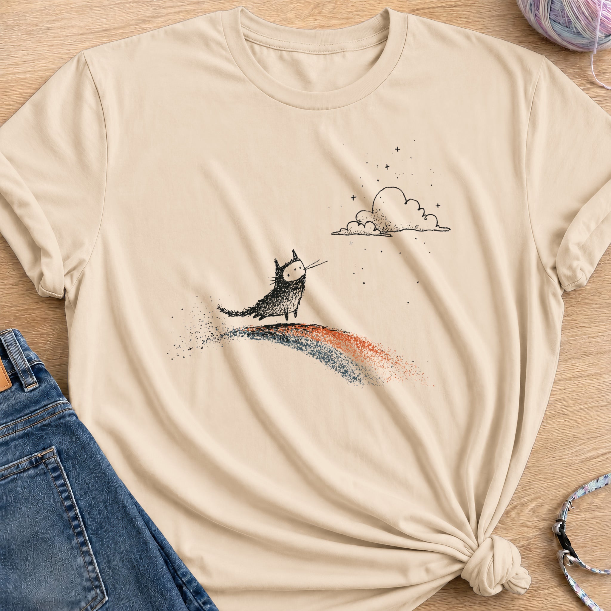 Rainbow Trail T-Shirt — Sand