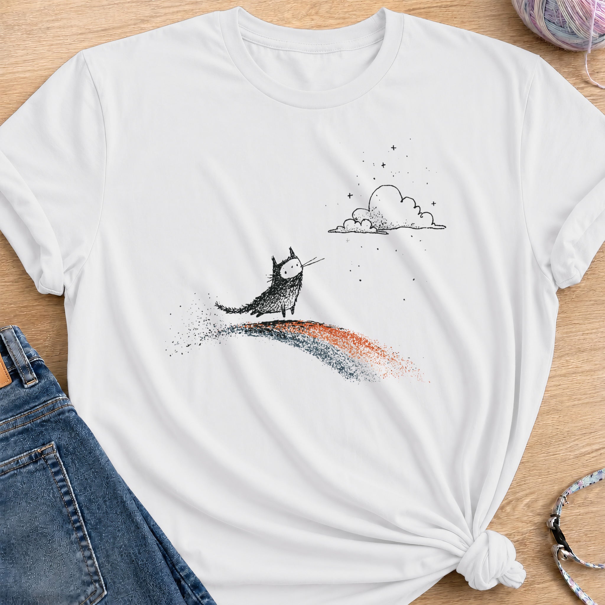 Rainbow Trail T-Shirt — White
