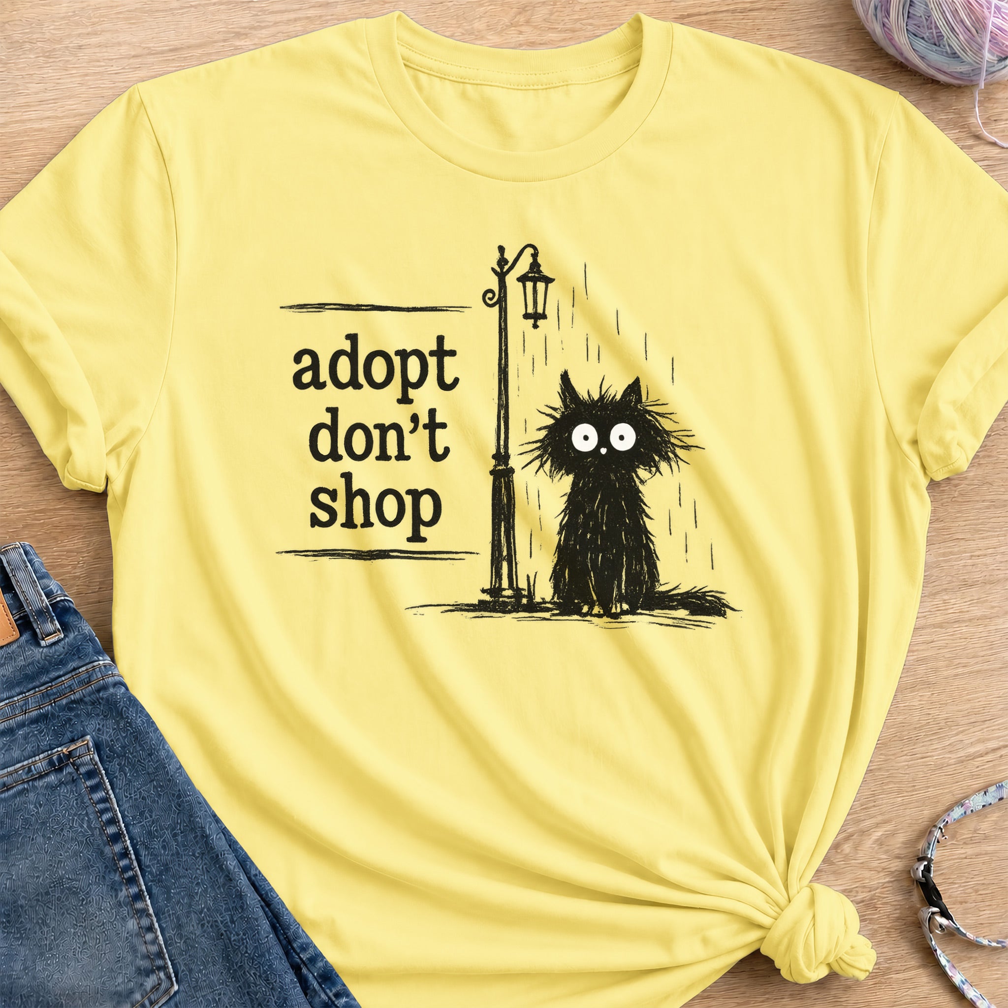 Adoption T-Shirt — Cornsilk