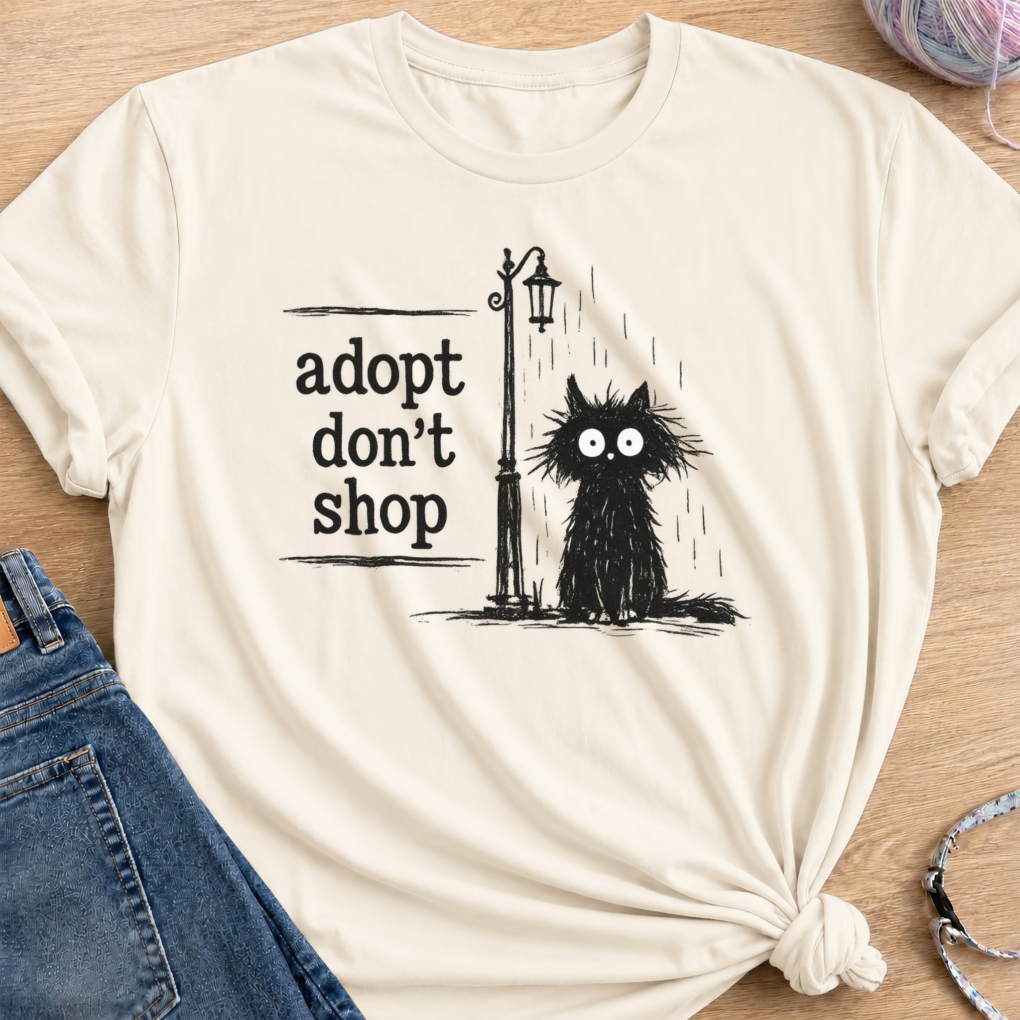 Adoption T-Shirt — Natural