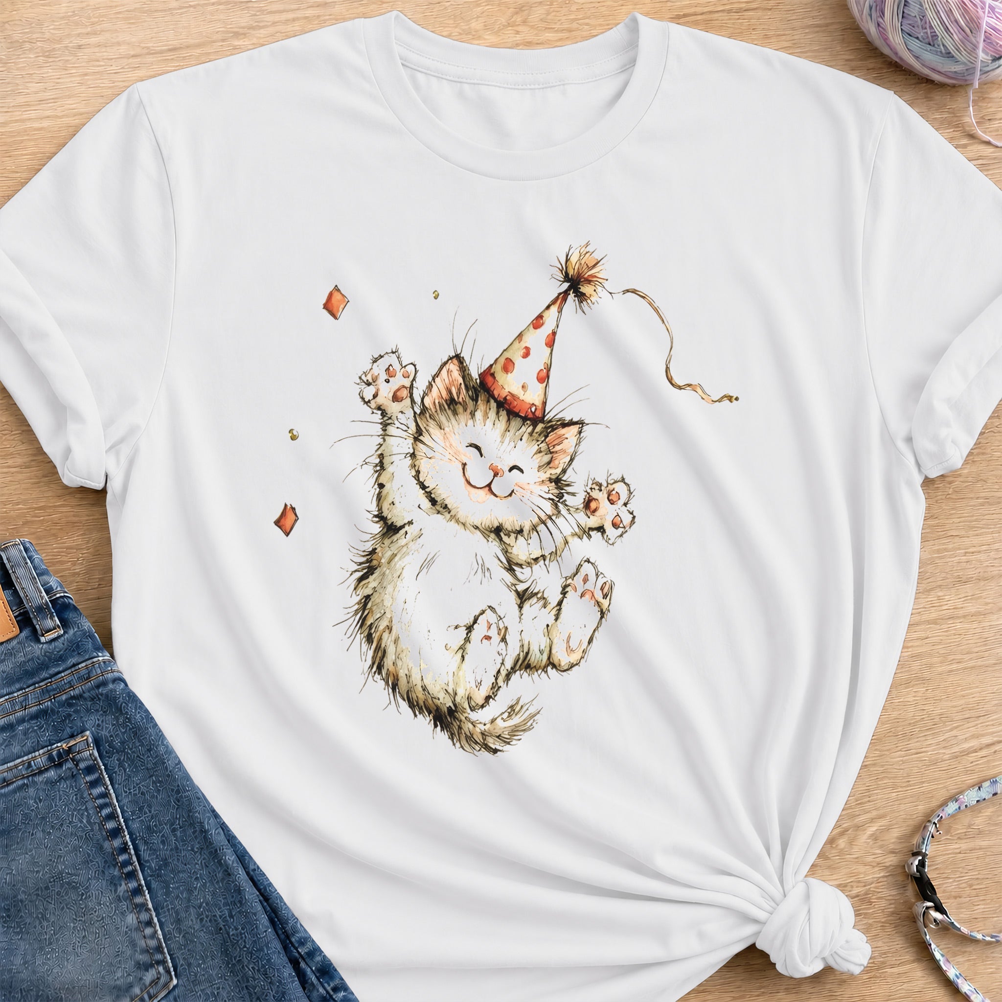 Party Jump T-Shirt — White