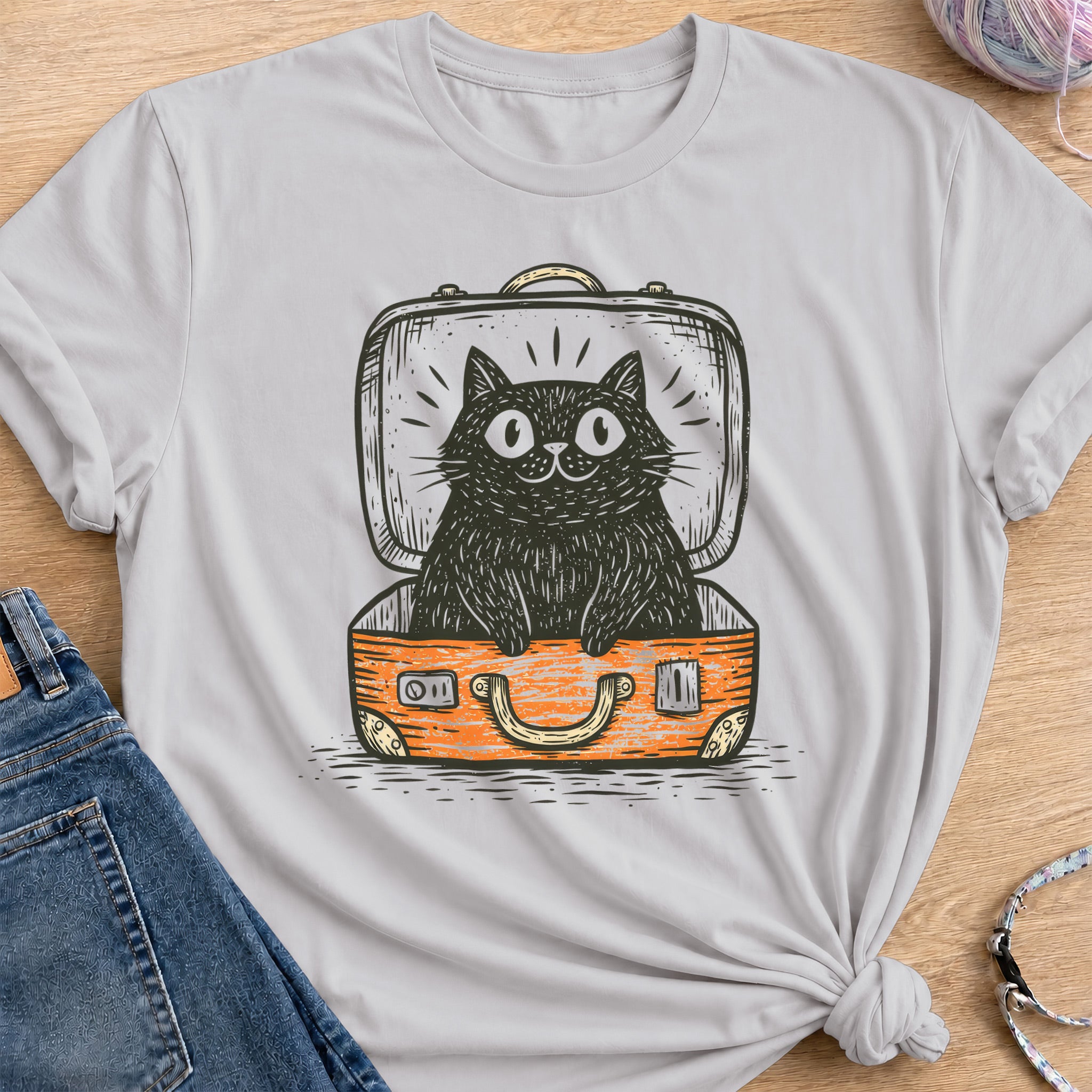 Travel Ready T-Shirt — Ice Grey