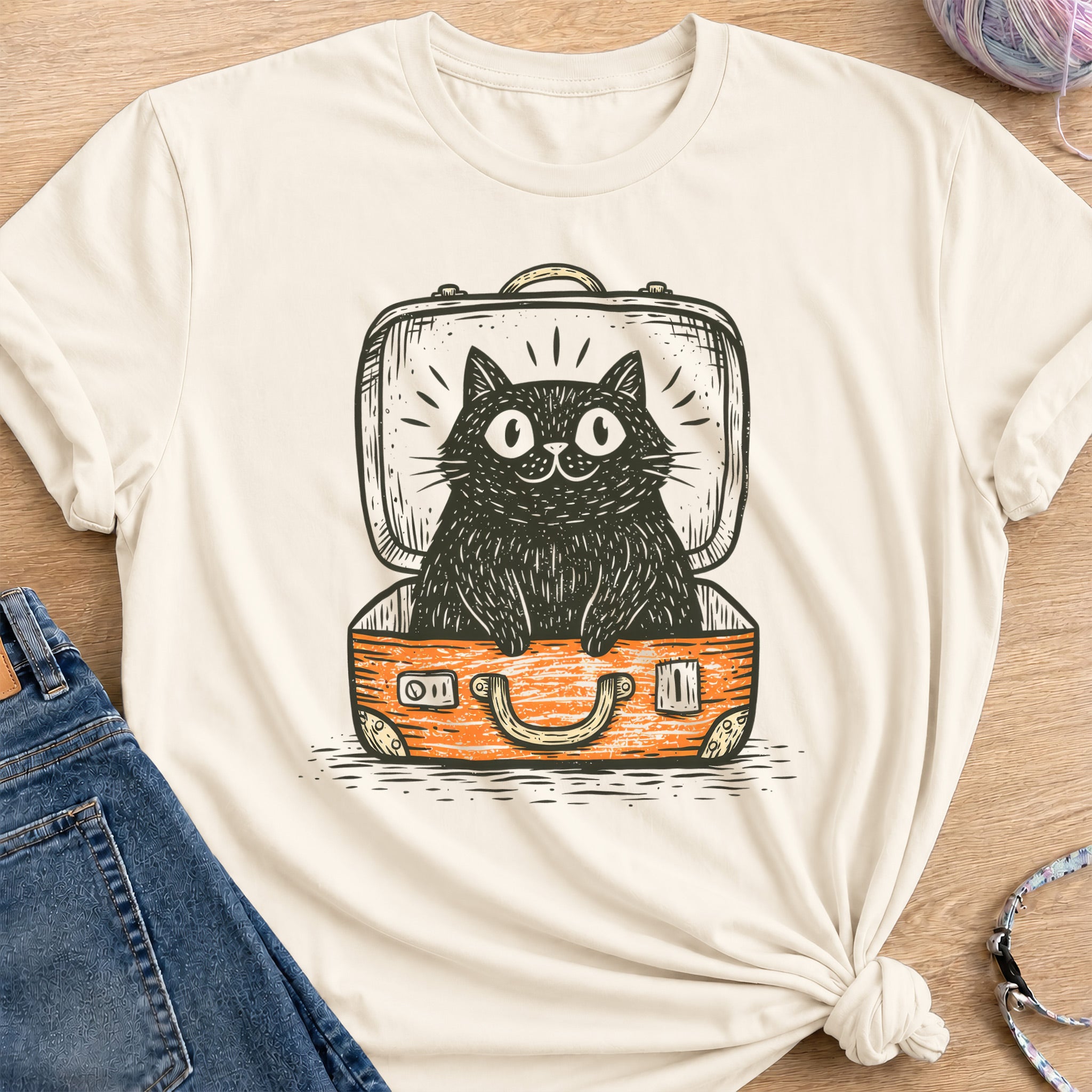 Travel Ready T-Shirt — Natural