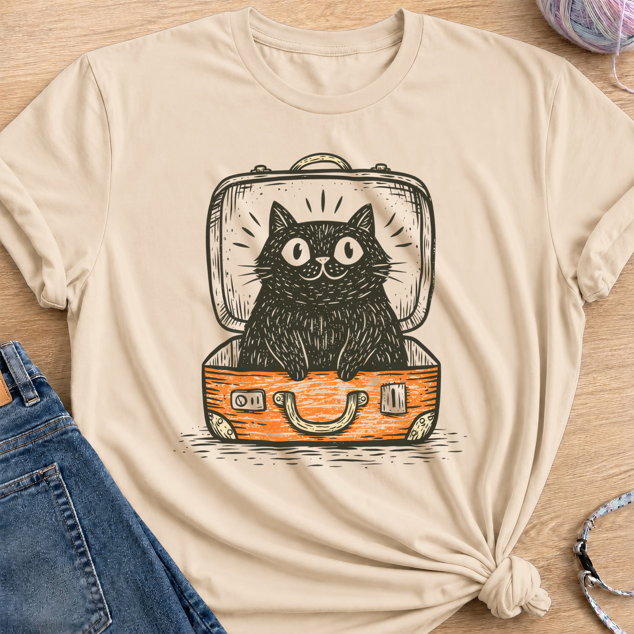 Travel Ready T-Shirt — Sand