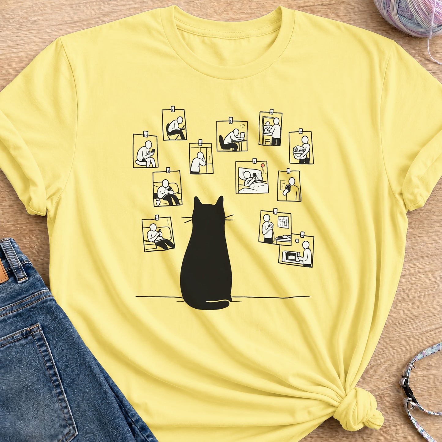 Quietly Judging T-Shirt — Cornsilk