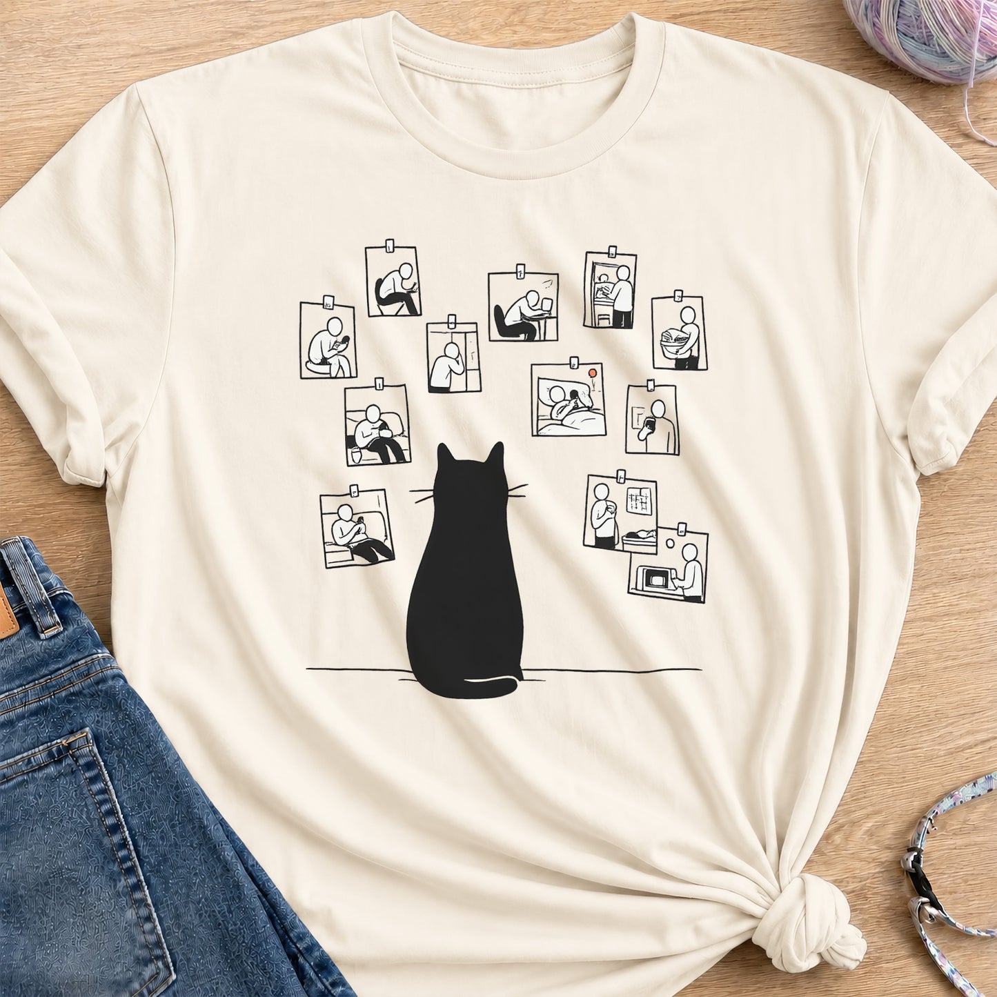 Quietly Judging T-Shirt — Natural