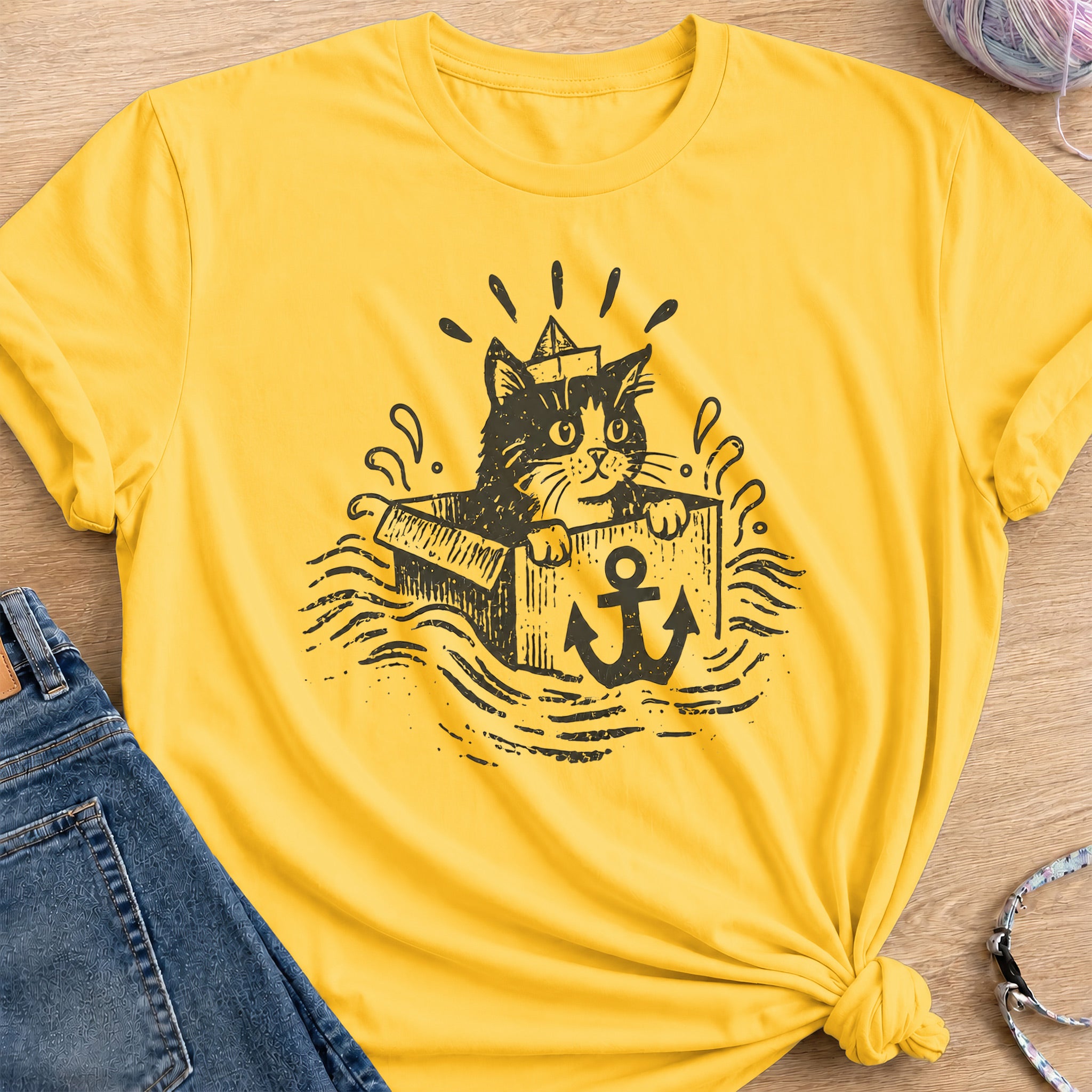 Tiny Sea Captain T-Shirt — Daisy