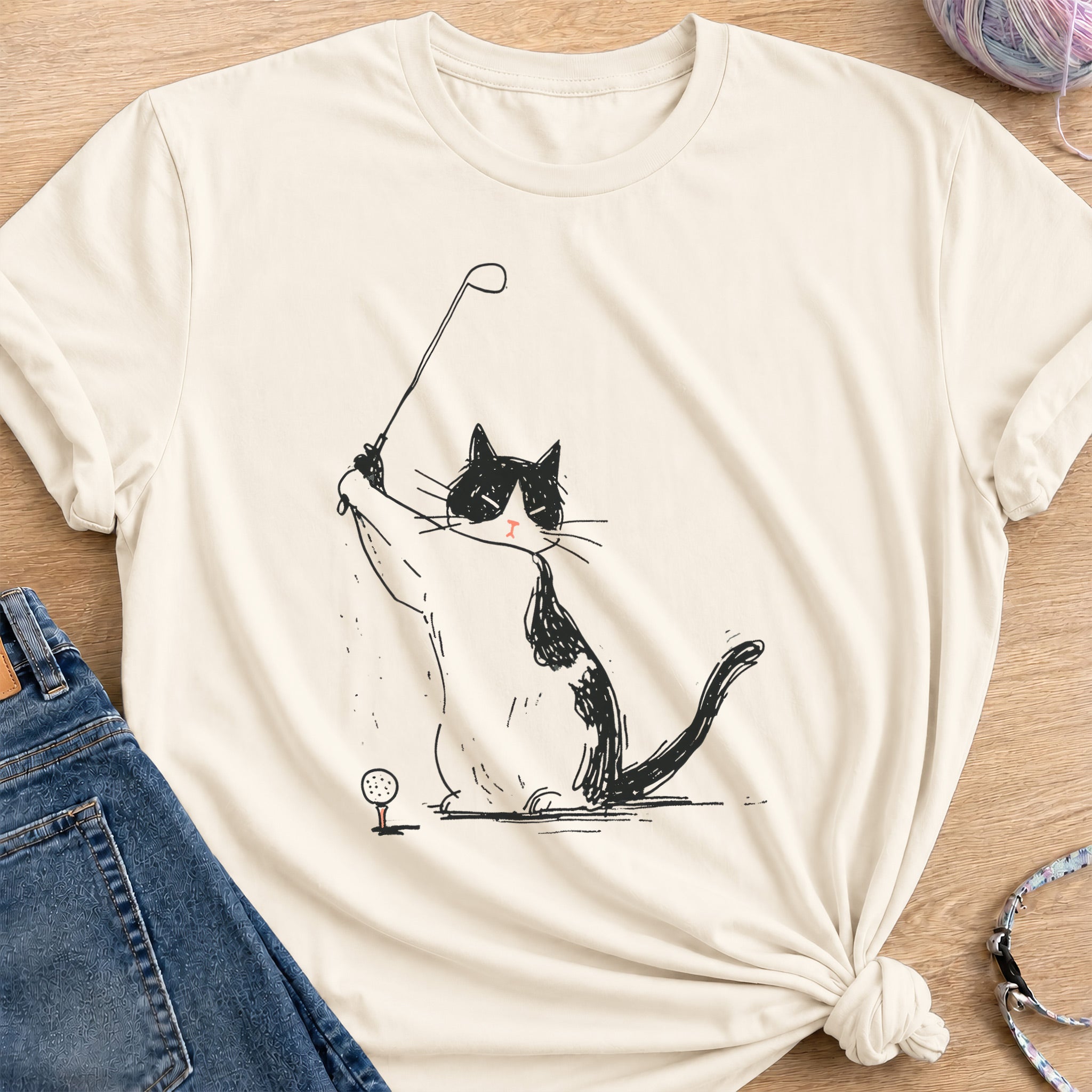Stylish Swing T-Shirt — Natural