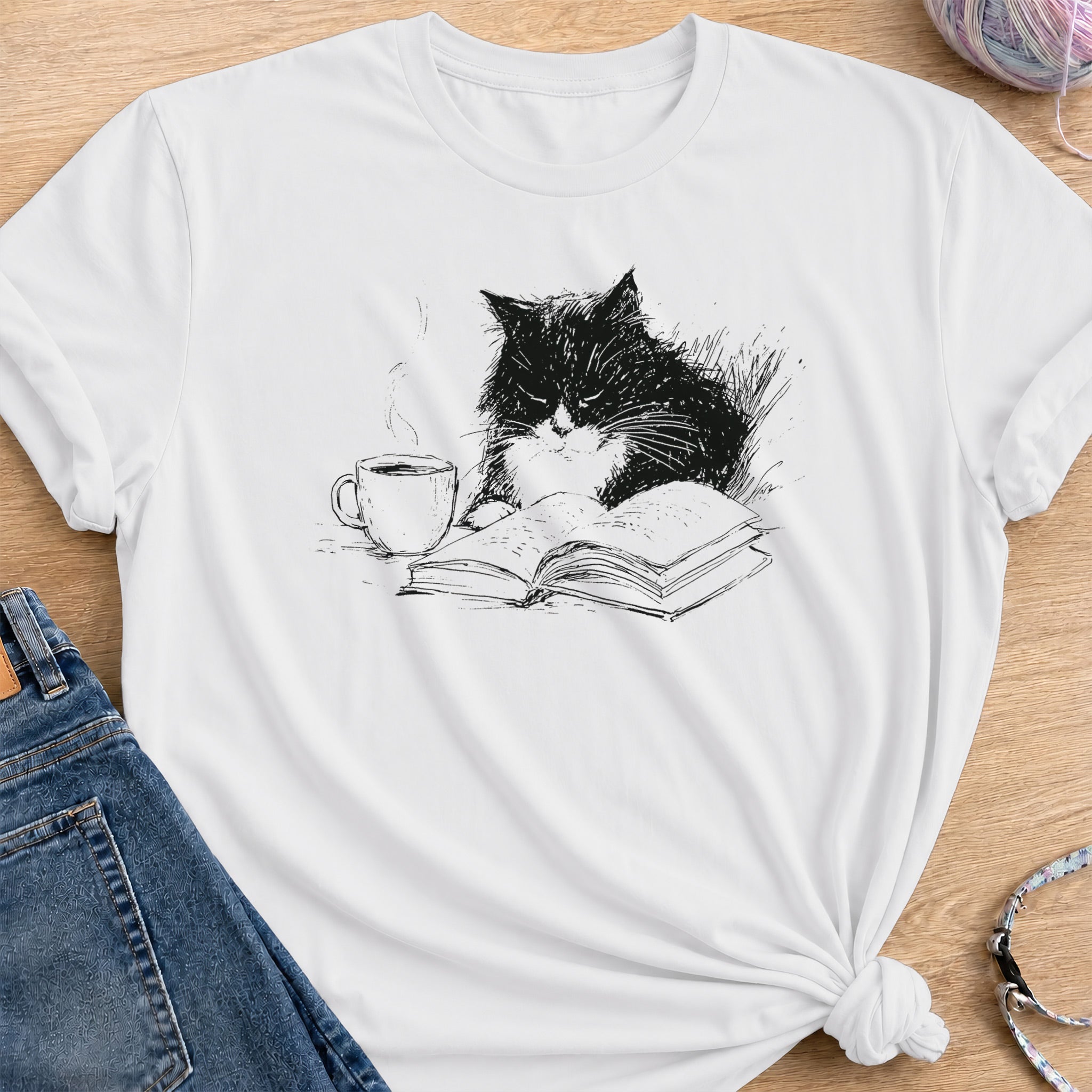 Cozy Morning T-Shirt — White