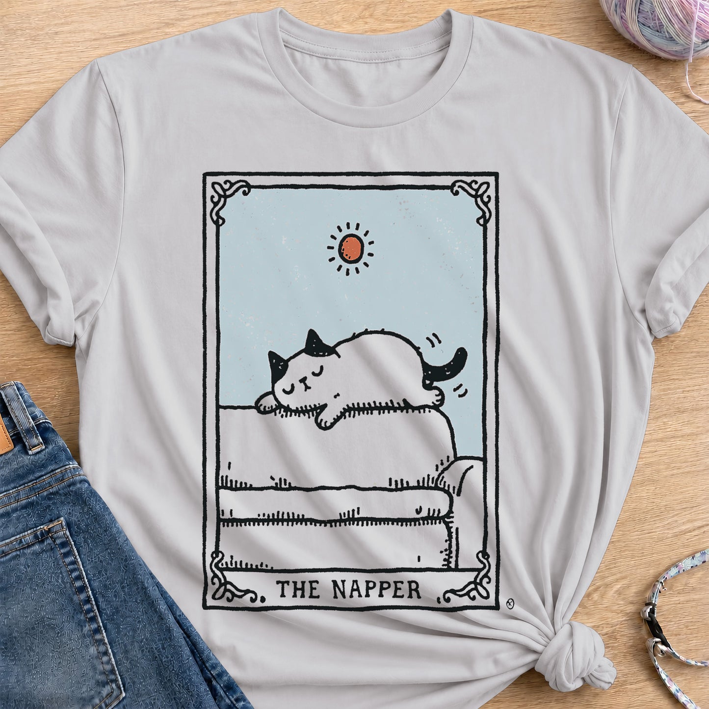 The Napper T-Shirt — Ice Grey