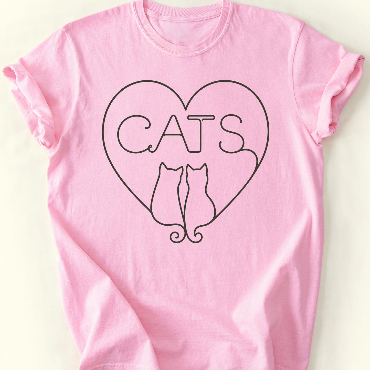 Heart Duo T-Shirt — Blossom