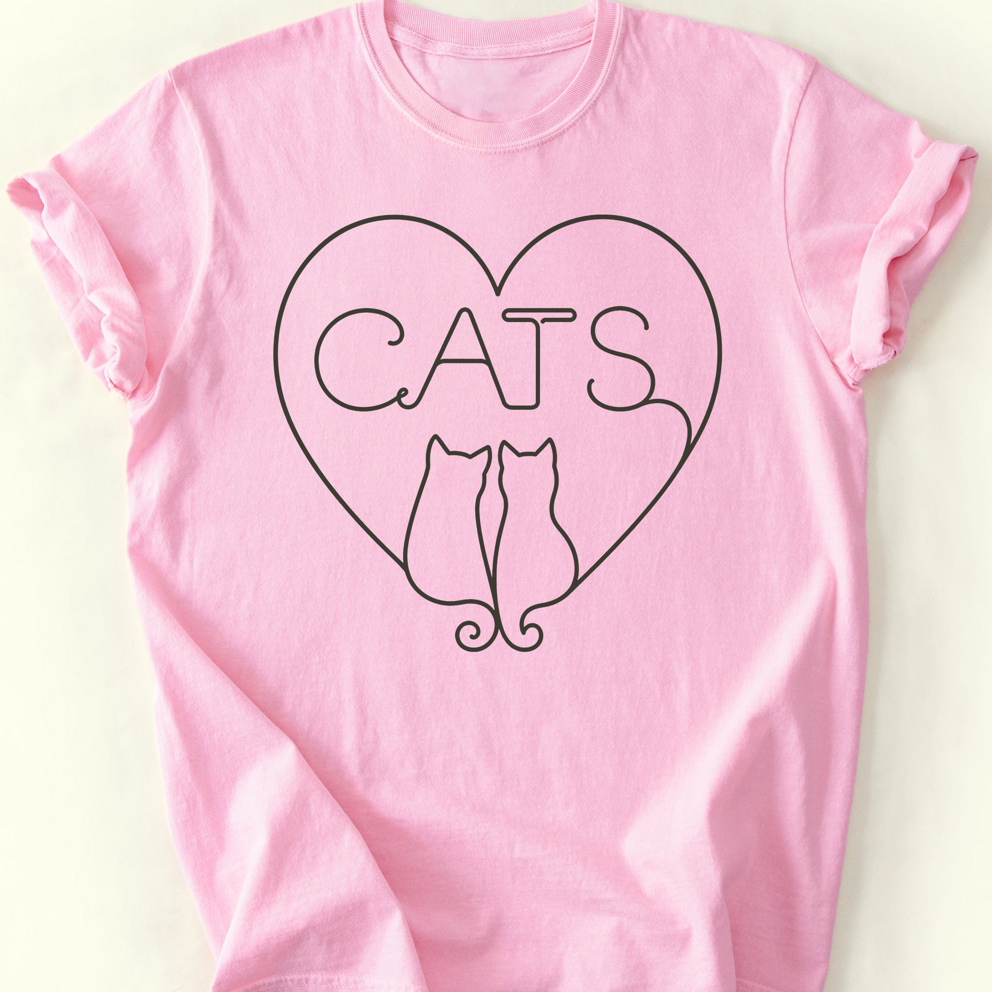 Heart Duo T-Shirt — Blossom