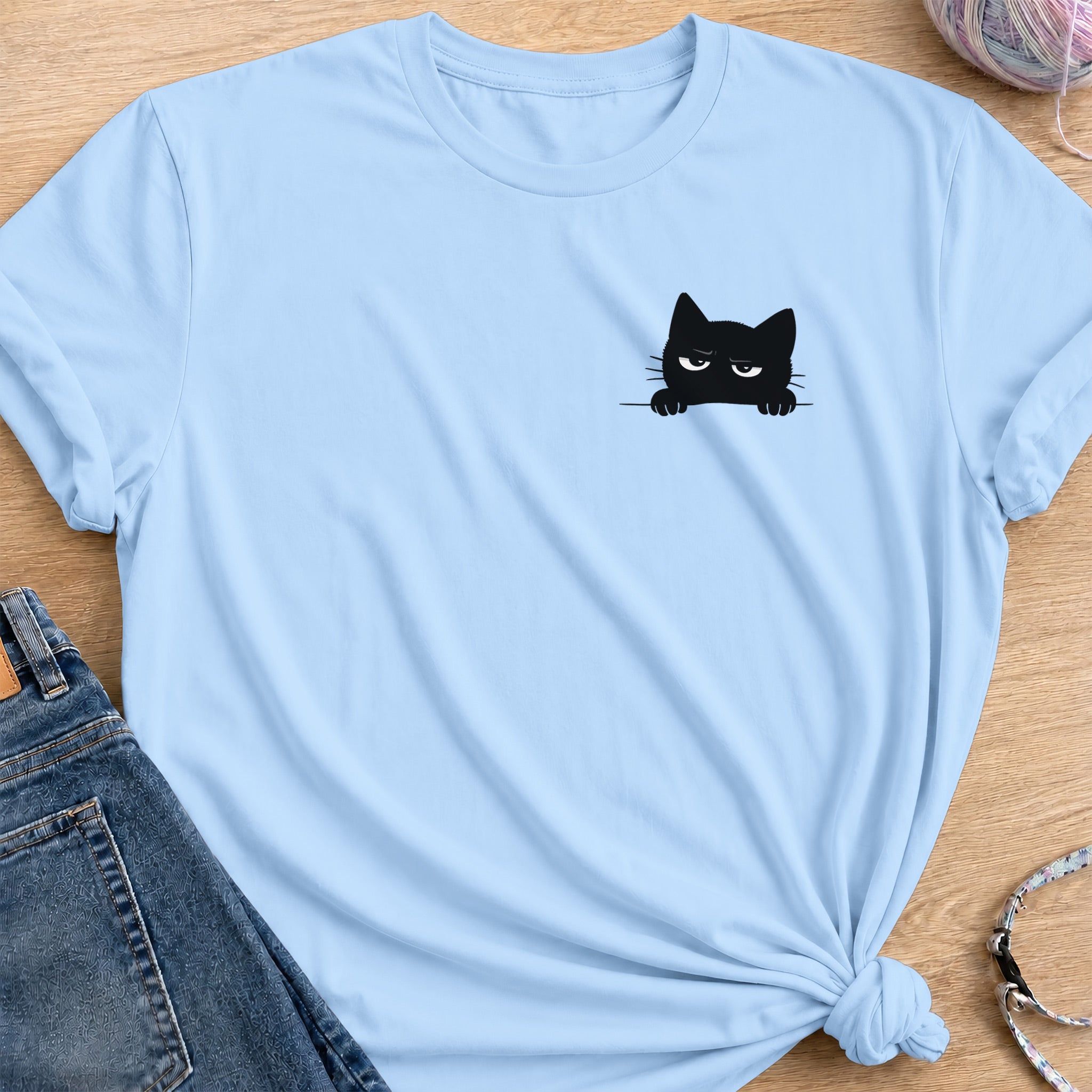 What You Looking T-Shirt — Light Blue