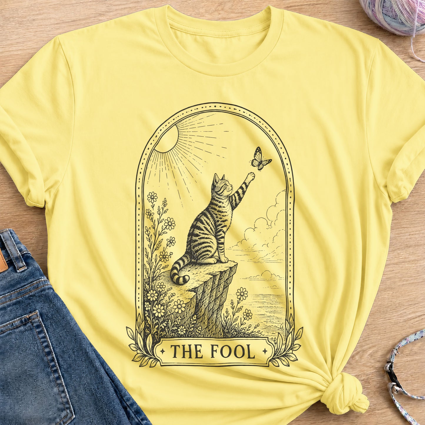 The Fool T-Shirt — Cornsilk