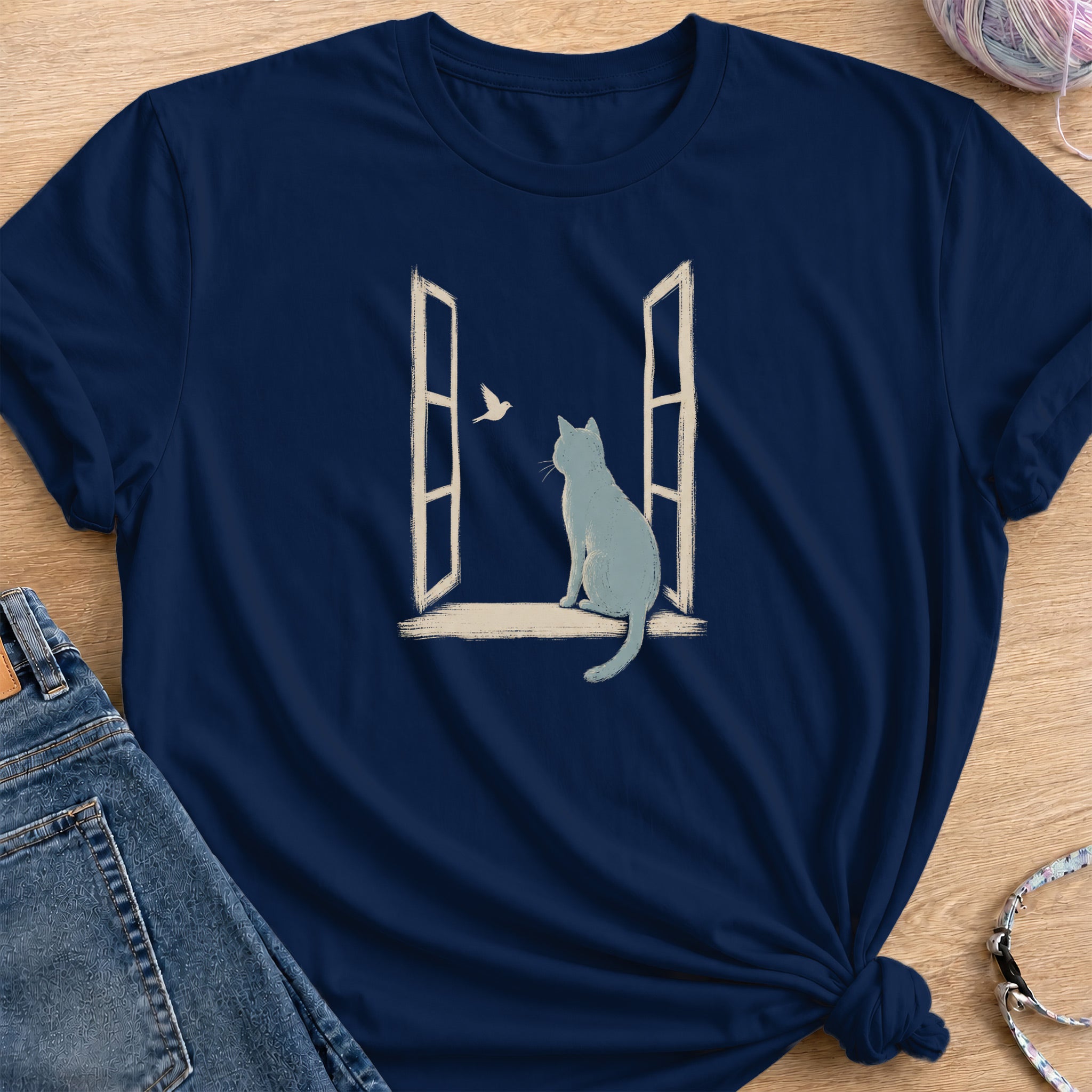Bird Dreams T-Shirt — Navy
