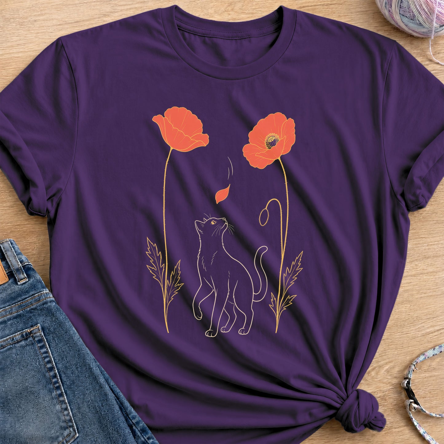 Petals T-Shirt — Purple