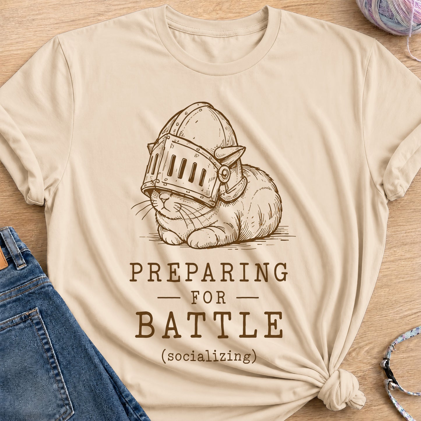 Social Armor T-Shirt — Sand