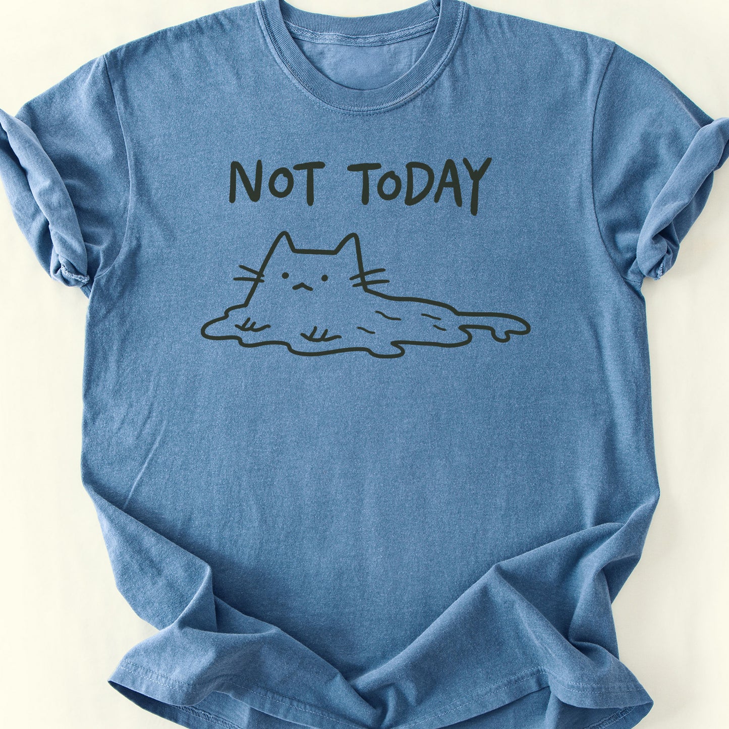Not Today T-Shirt — Blue Jean