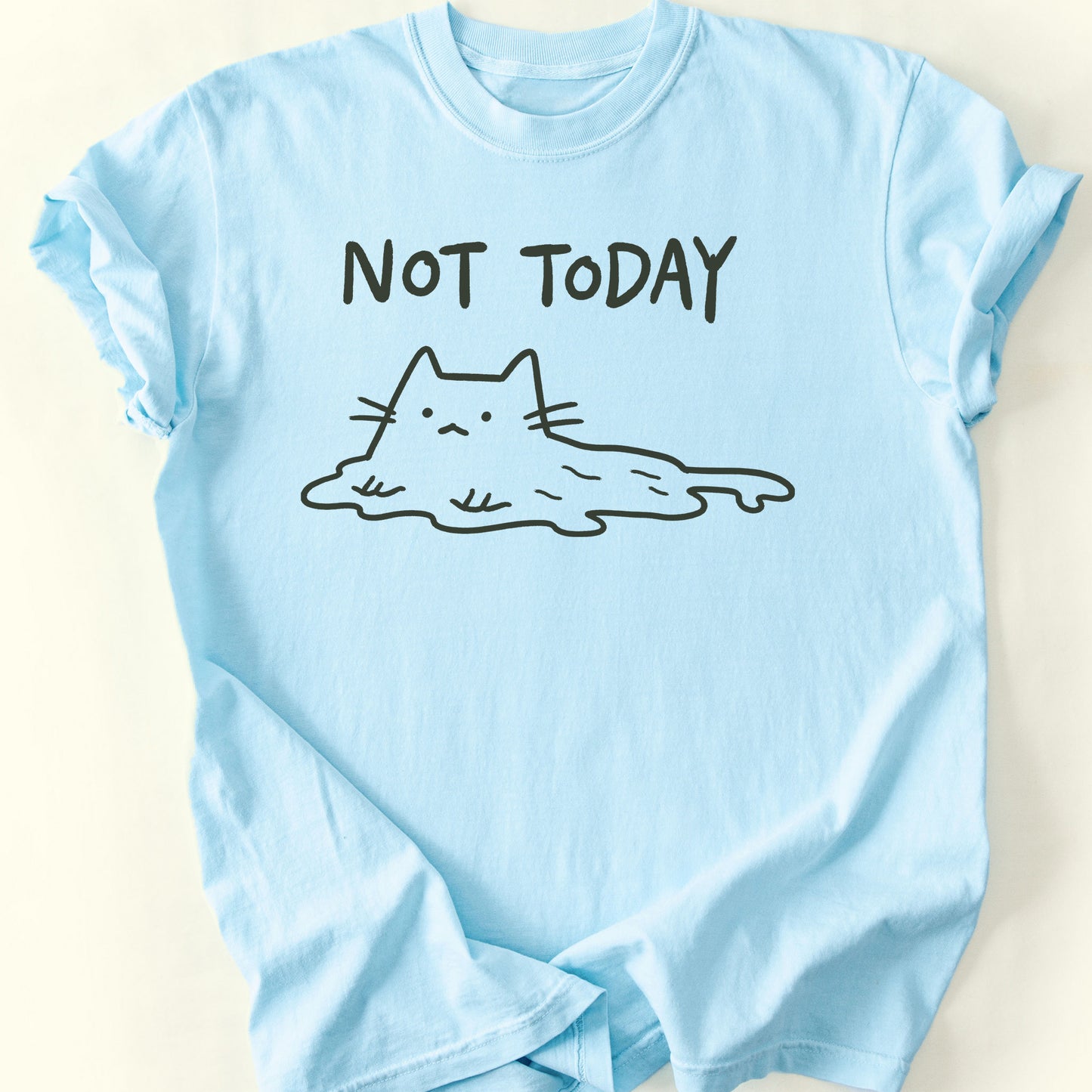 Not Today T-Shirt — Chambray