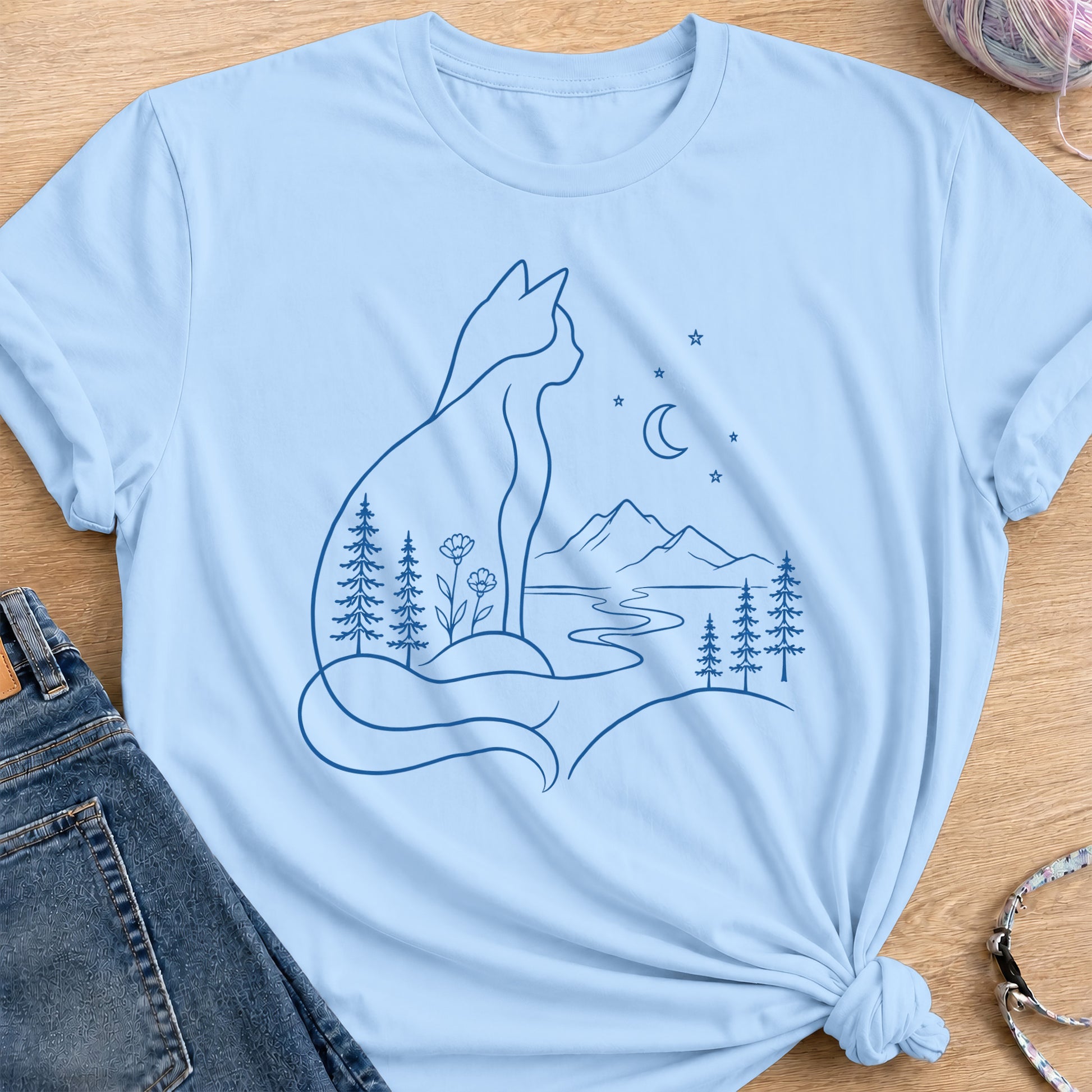 Nature Within T-Shirt — Light Blue