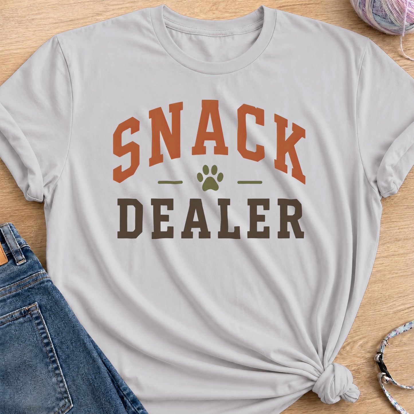 Snack Dealer T-Shirt — Ice Grey
