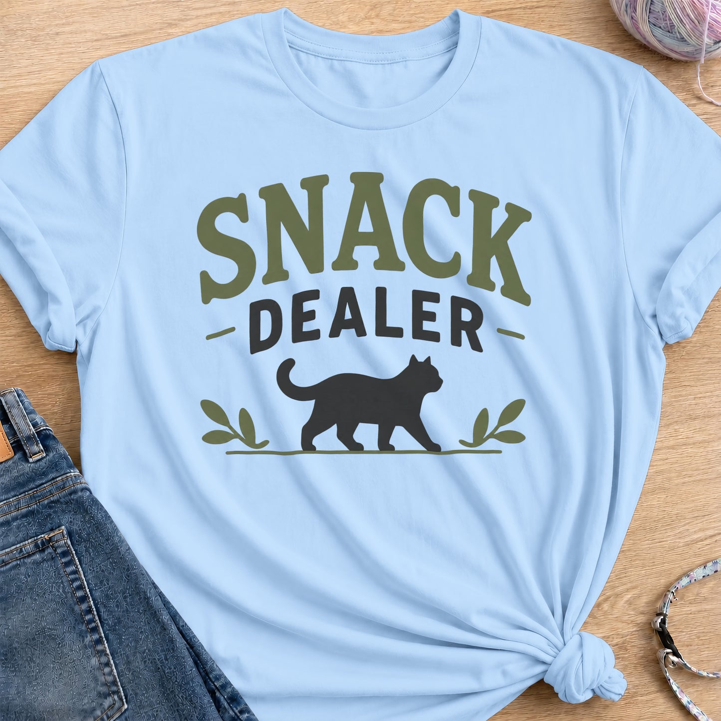 Snack Dealer II T-Shirt — Light Blue