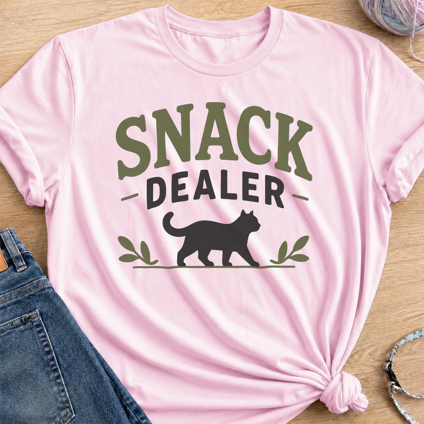 Snack Dealer II T-Shirt — Light Pink