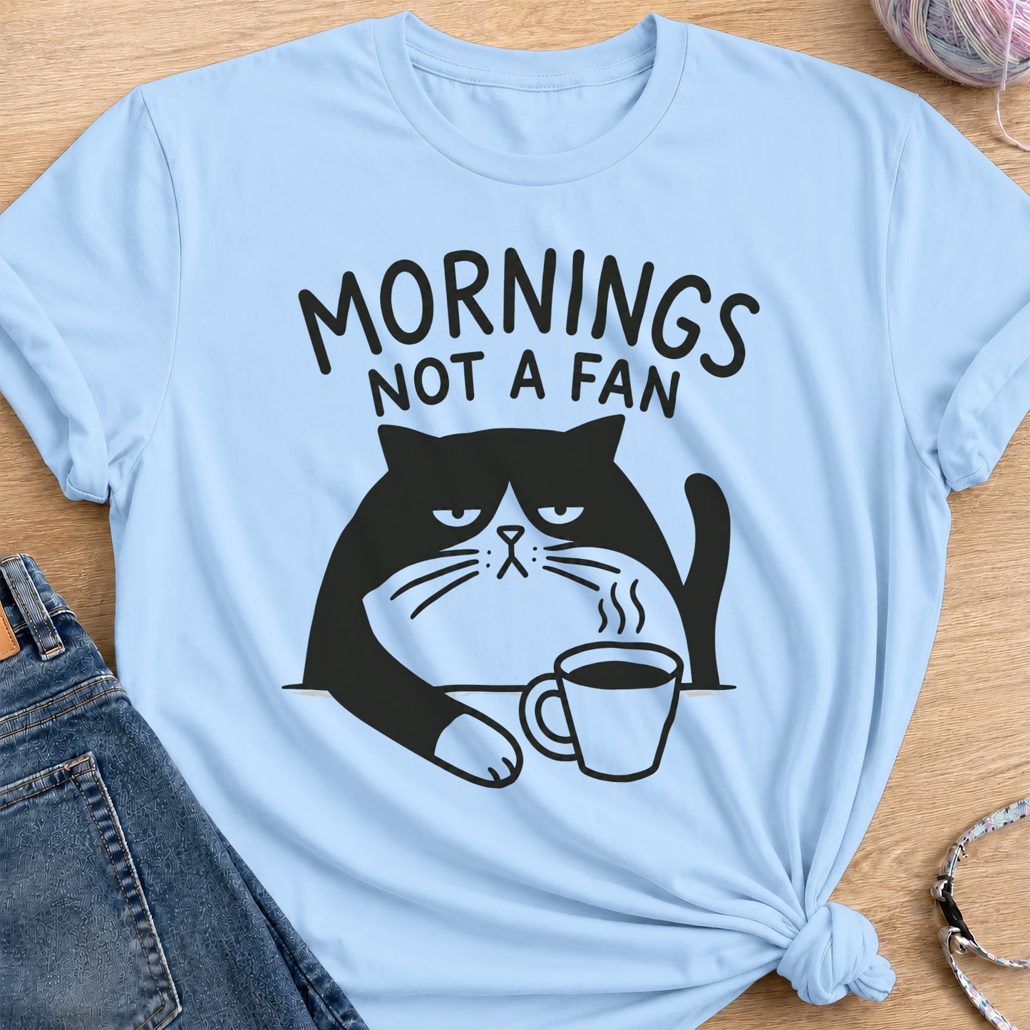 Morning Mood T-Shirt — Light Blue