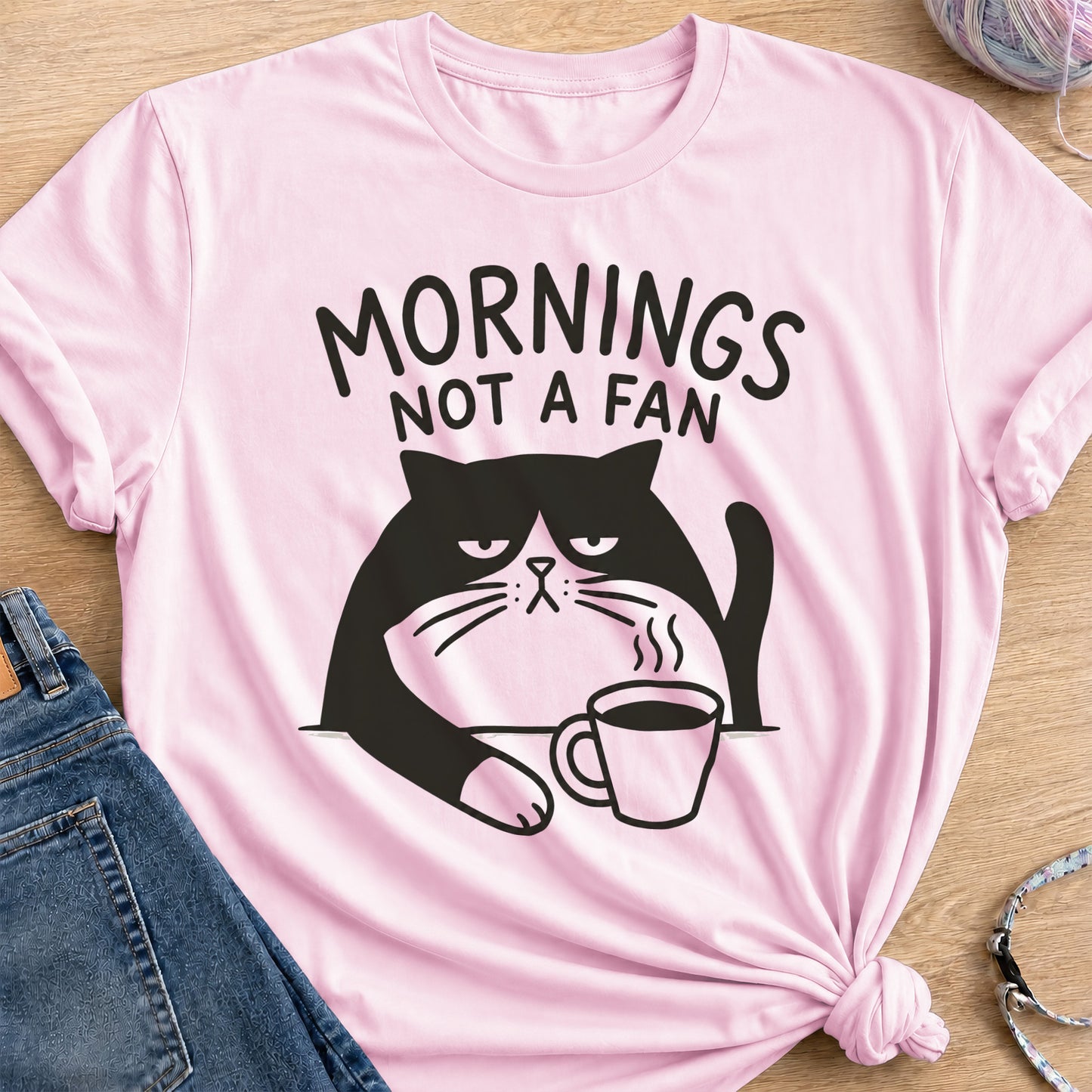 Morning Mood T-Shirt — Light Pink