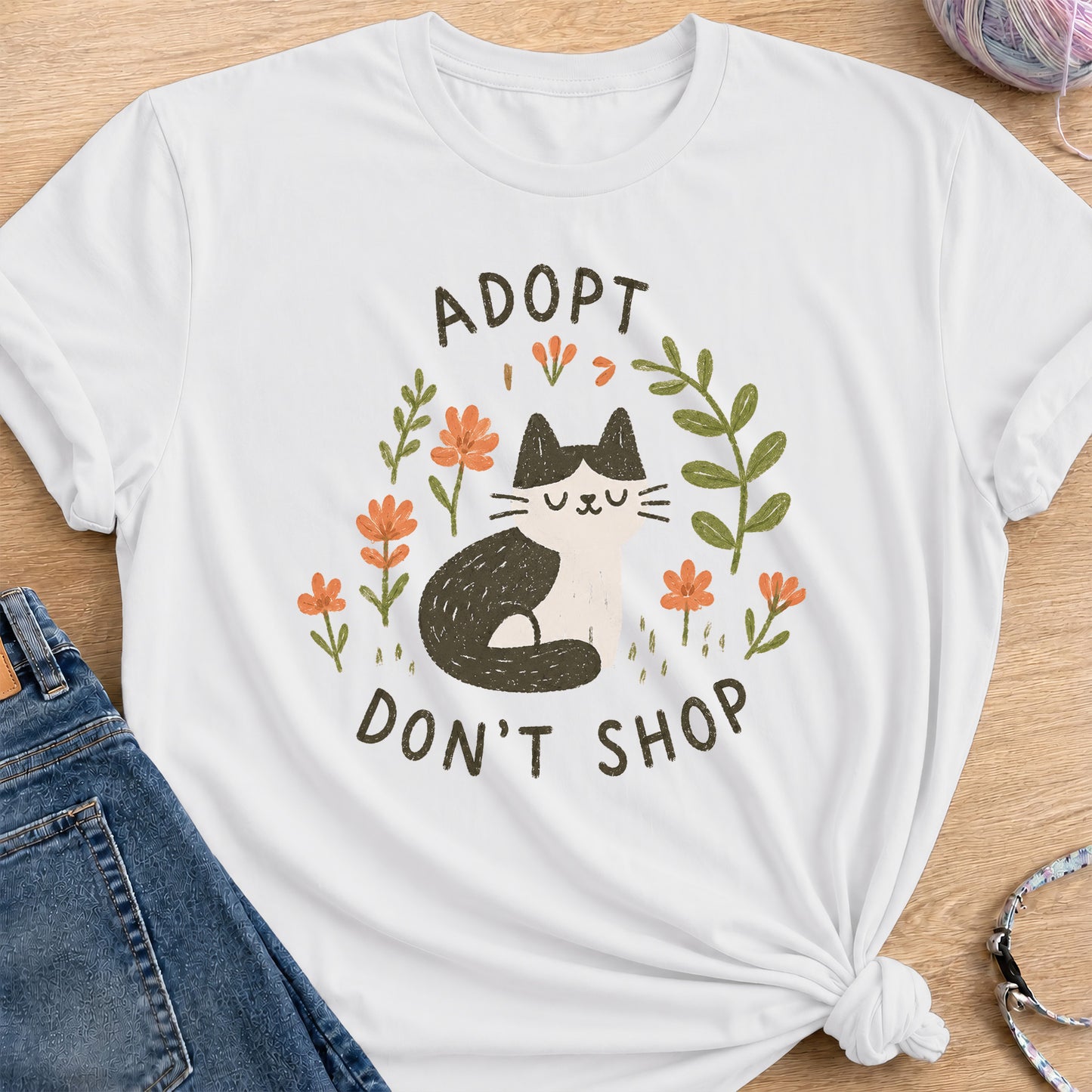 Adopt T-Shirt — White