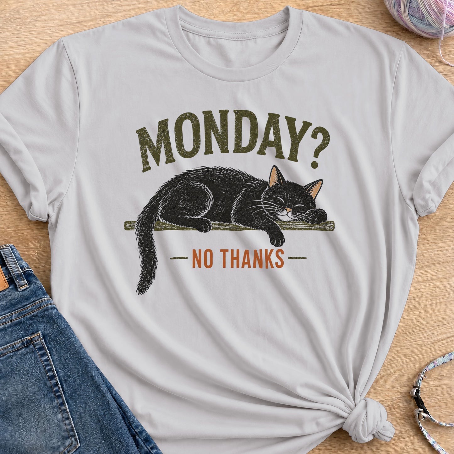 Monday Energy T-Shirt — Ice Grey