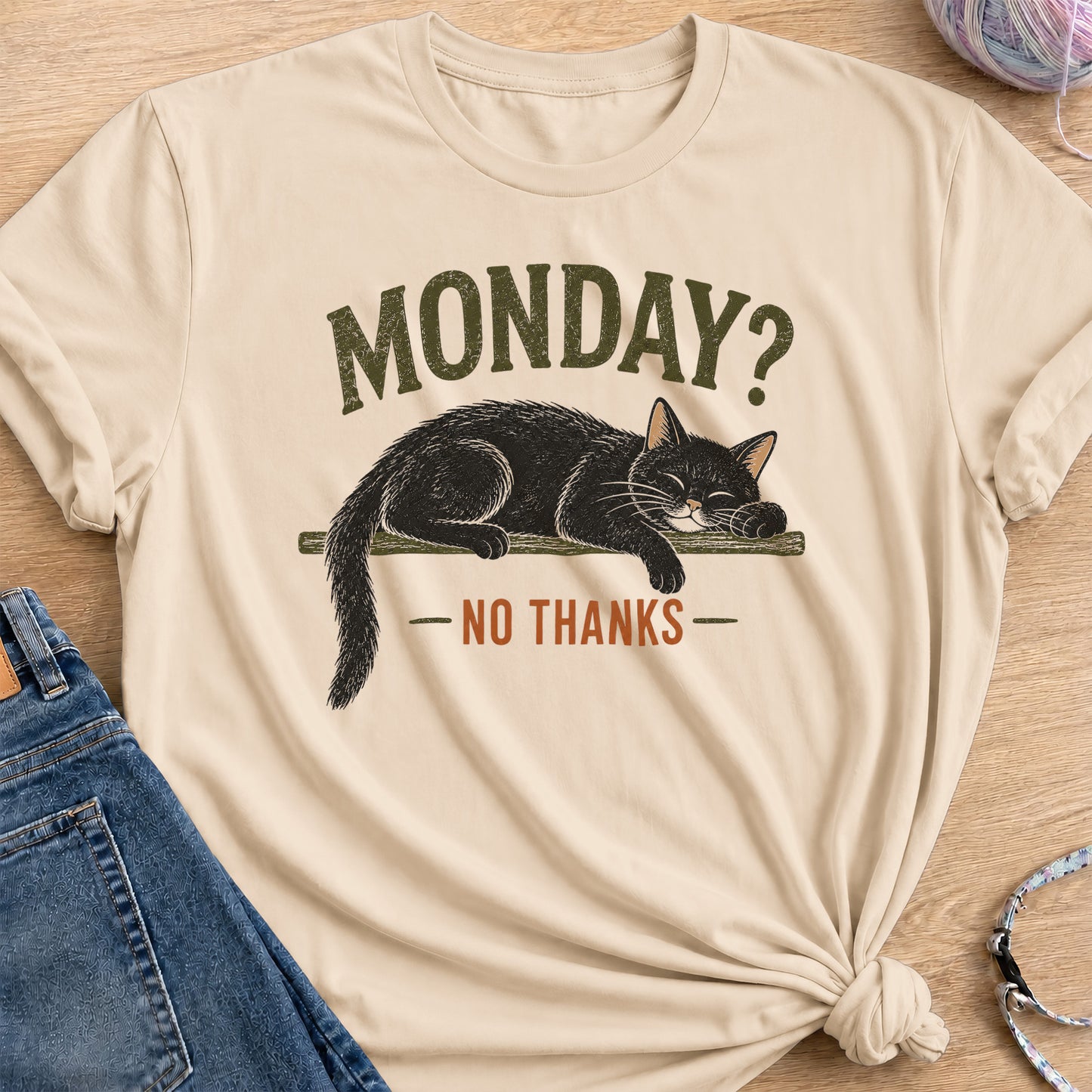 Monday Energy T-Shirt — Sand