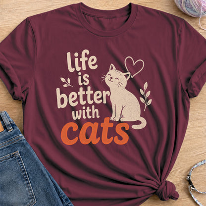 Good Life T-Shirt — Maroon