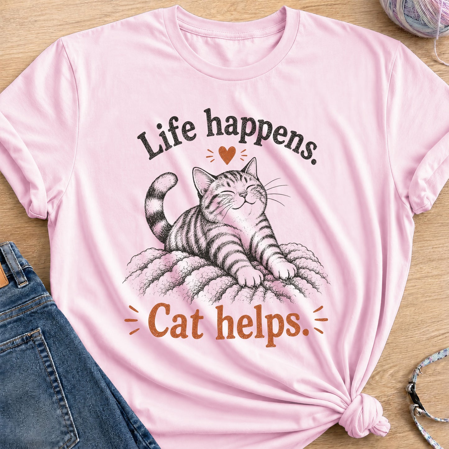 Little Comfort T-Shirt — Light Pink