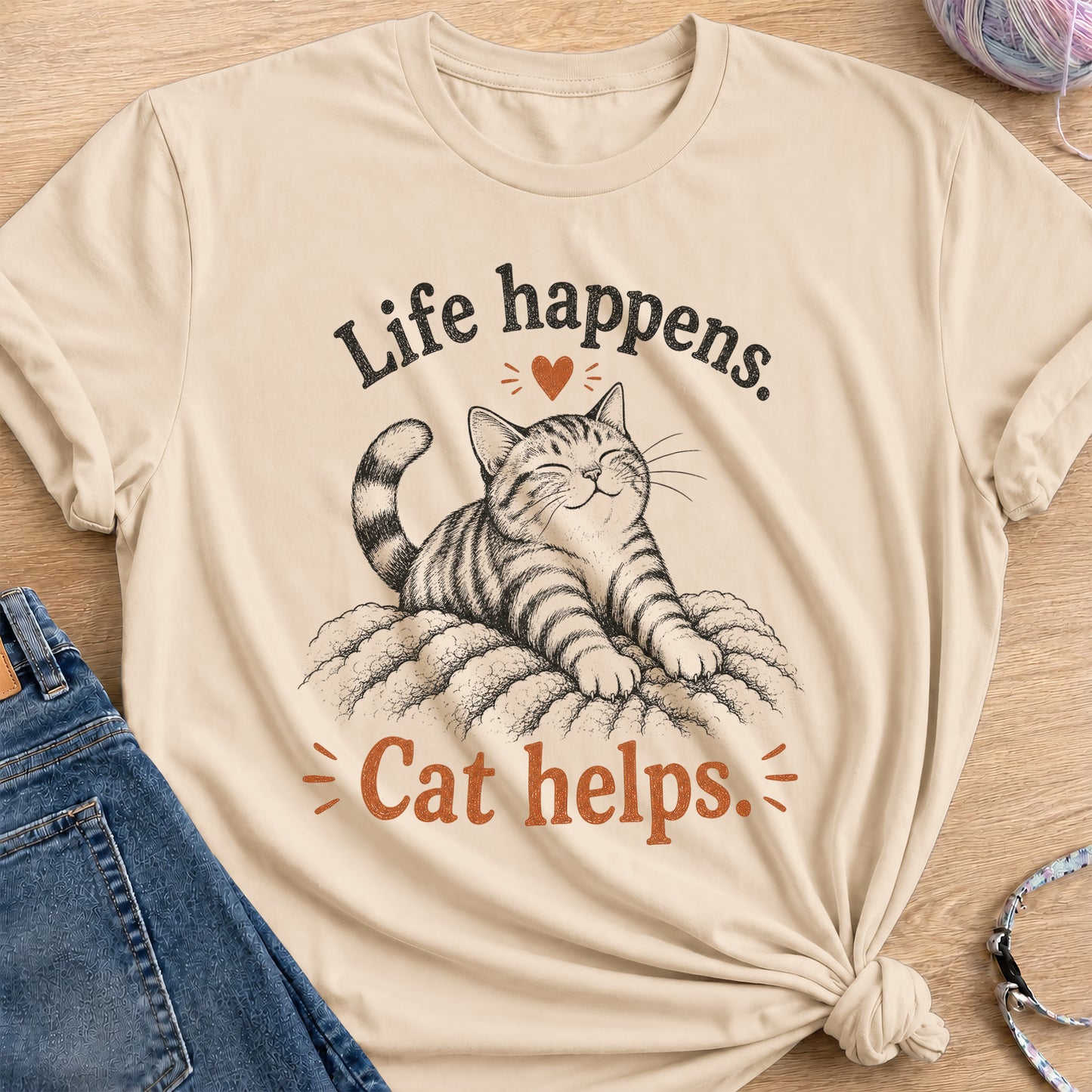 Little Comfort T-Shirt — Sand