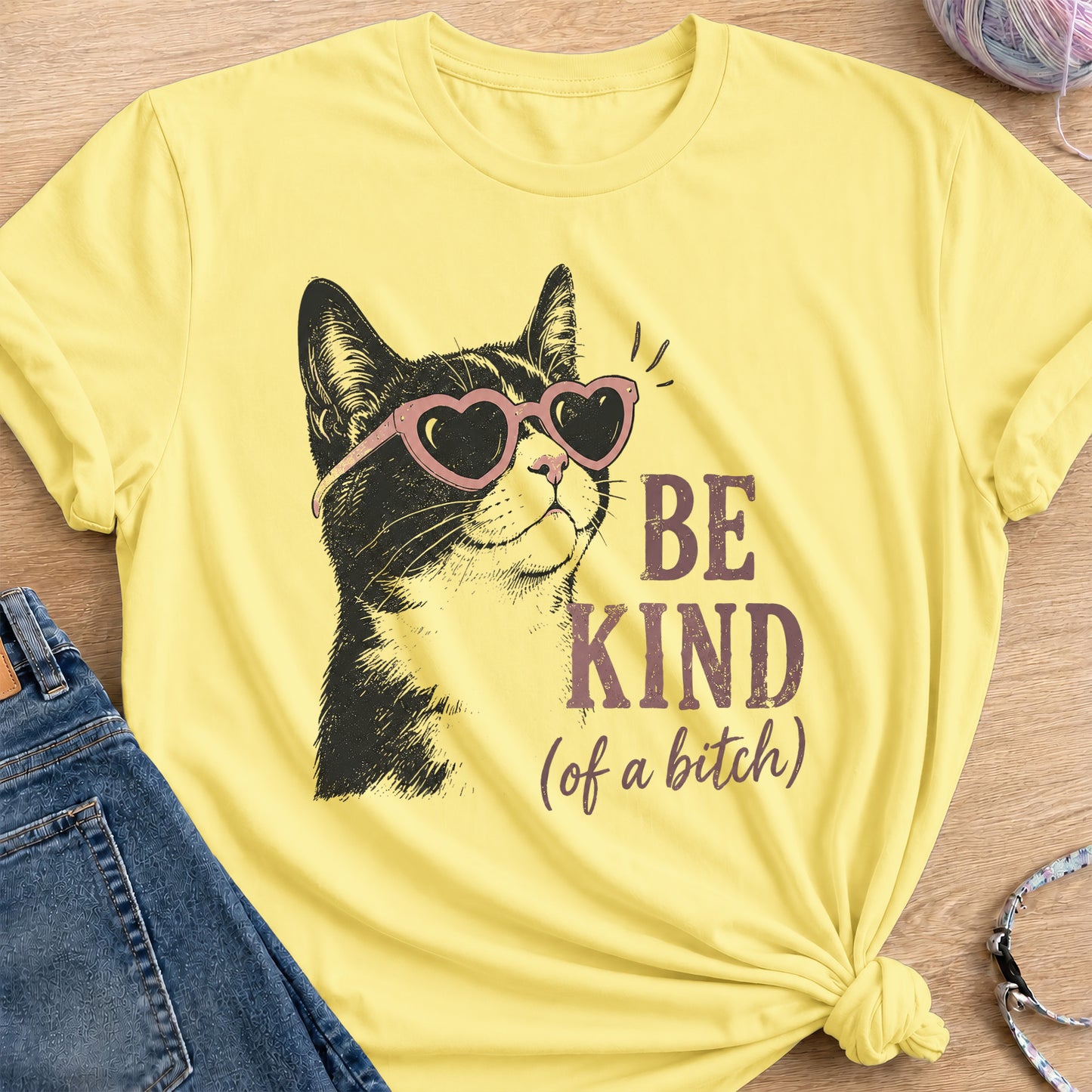 Be Kind-ish T-Shirt — Cornsilk